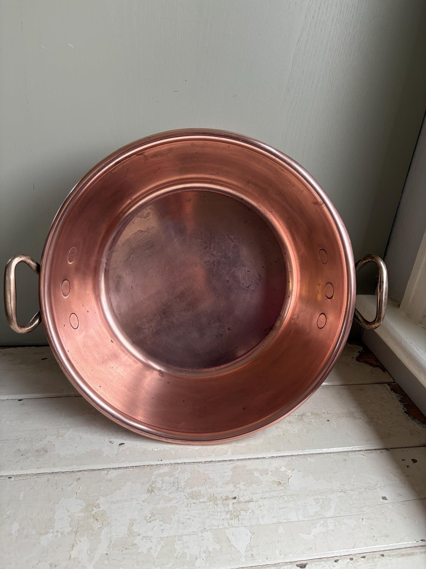 English Copper Jam Pan, Preserving Pan, Copper Pan, Kitchenalia.