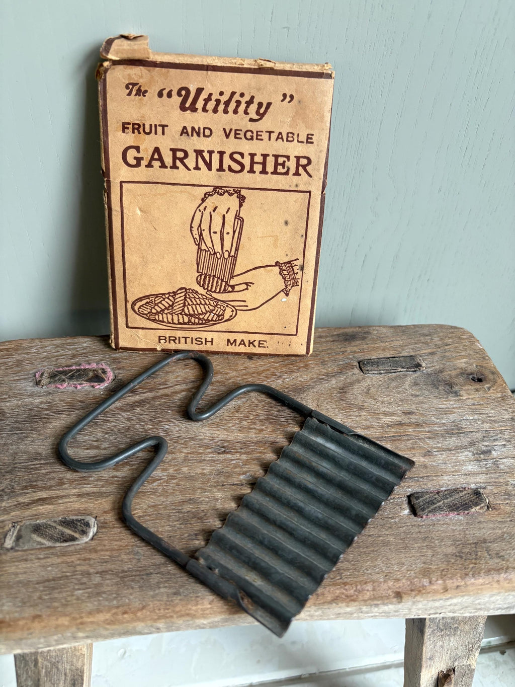 Vintage Herb Chopper, Vegetable Slicer, Kitchenalia