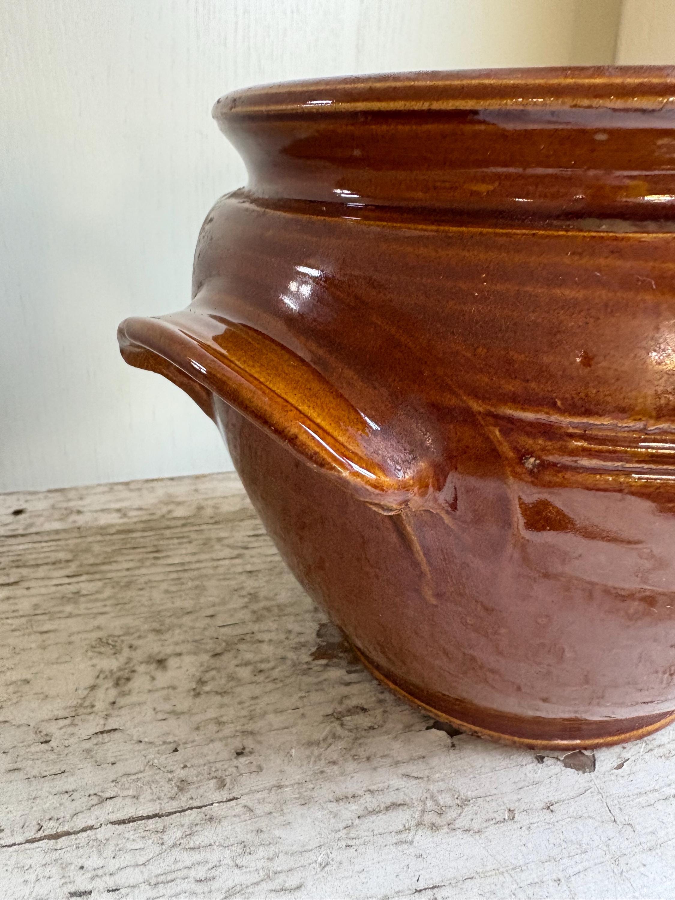 Pearsons Brown Glazed Casserole Dish, Tureen