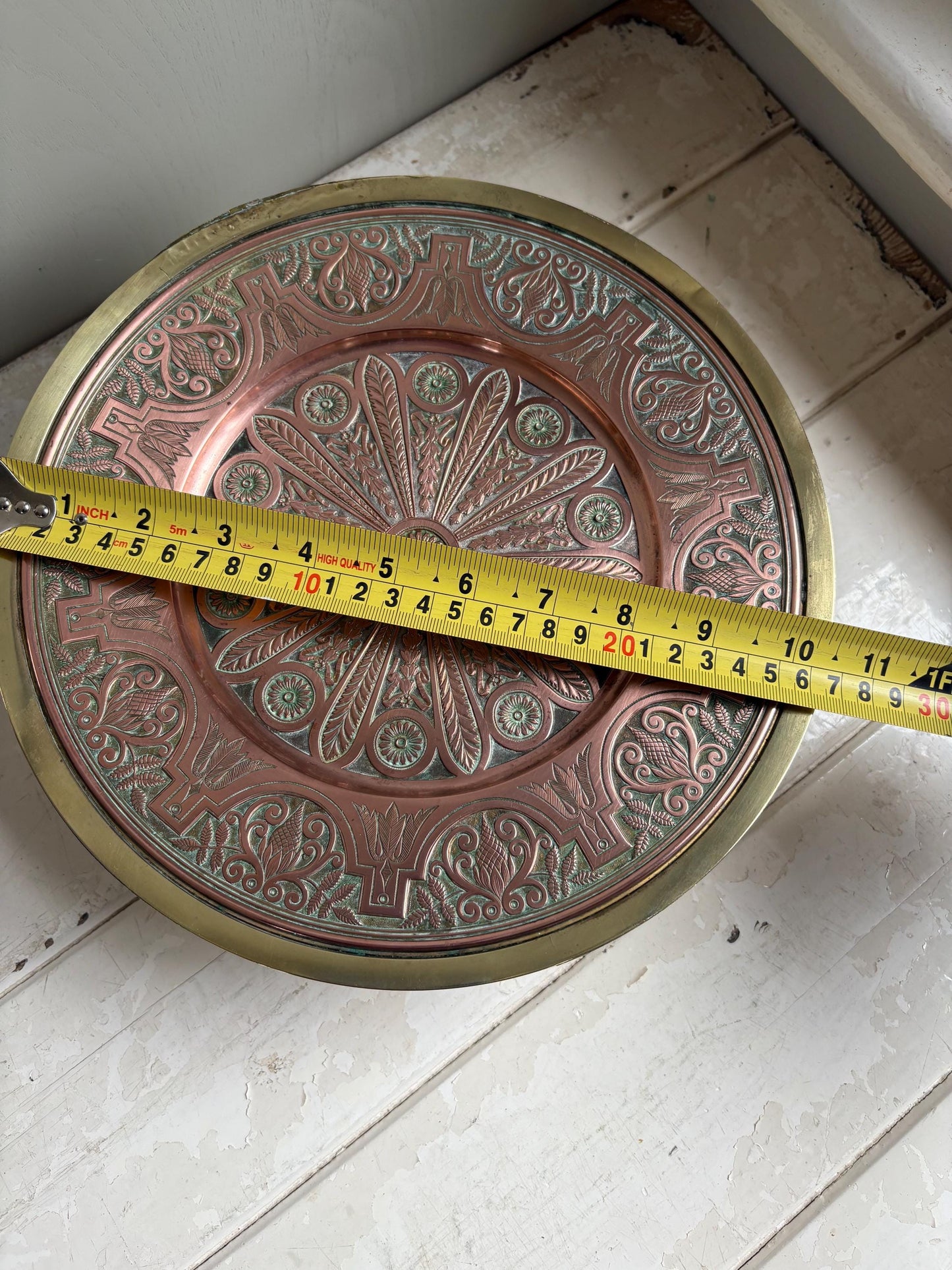 Copper and Brass Tazza
