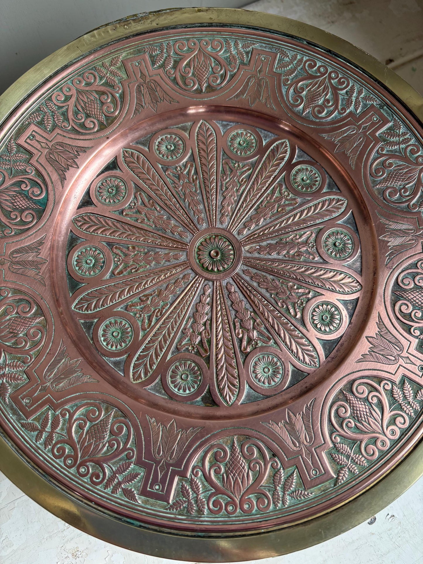 Copper and Brass Tazza