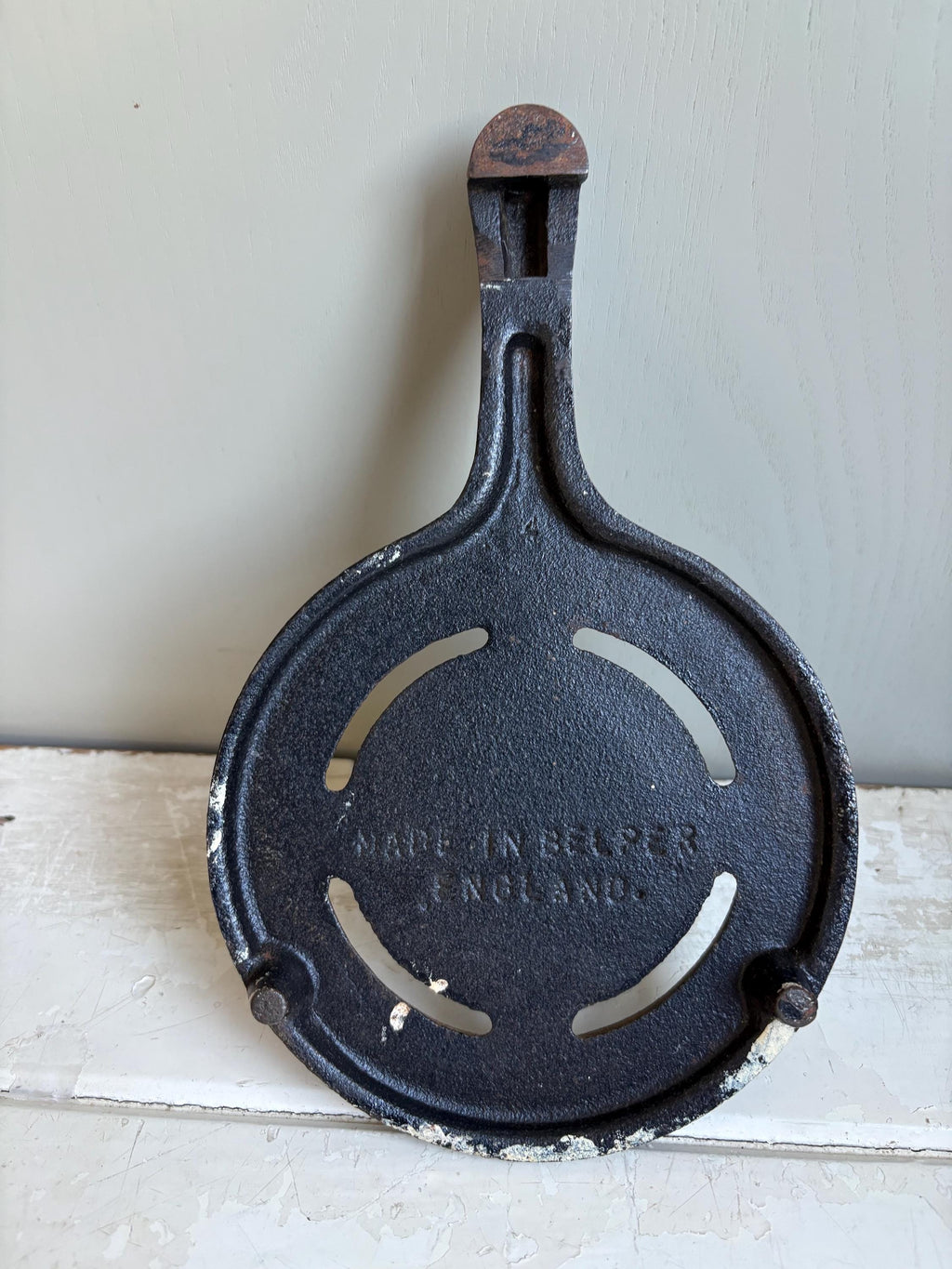 Silver Jubilee Cast Iron Trivet.