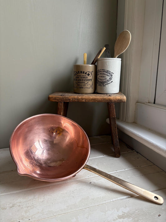 Copper Zabaglione Pan, Copper Bowl