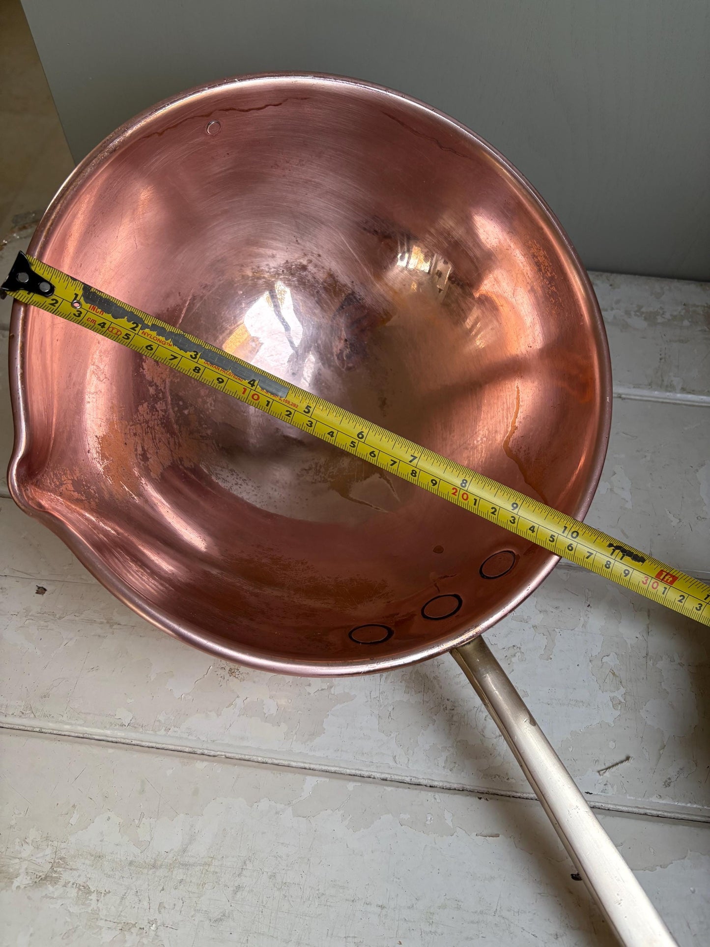 Copper Zabaglione Pan, Copper Bowl