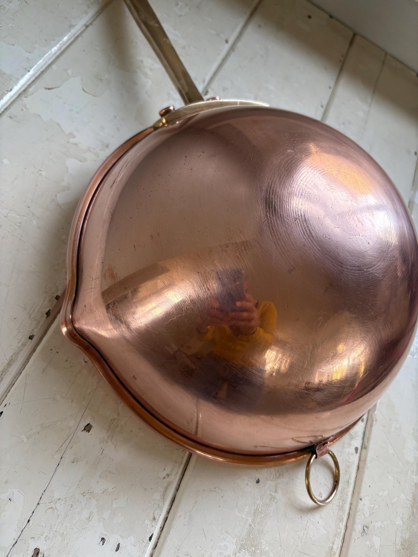 Copper Zabaglione Pan, Copper Bowl
