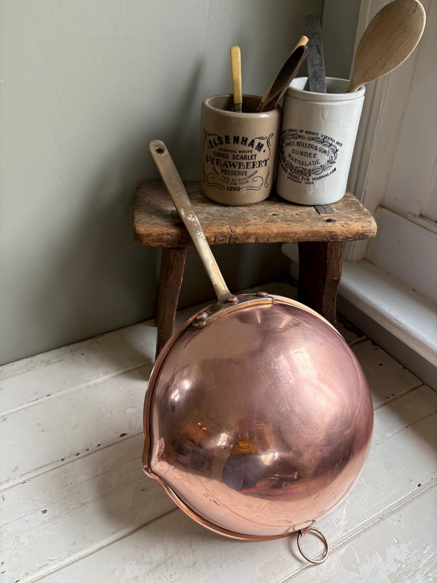 Copper Zabaglione Pan, Copper Bowl