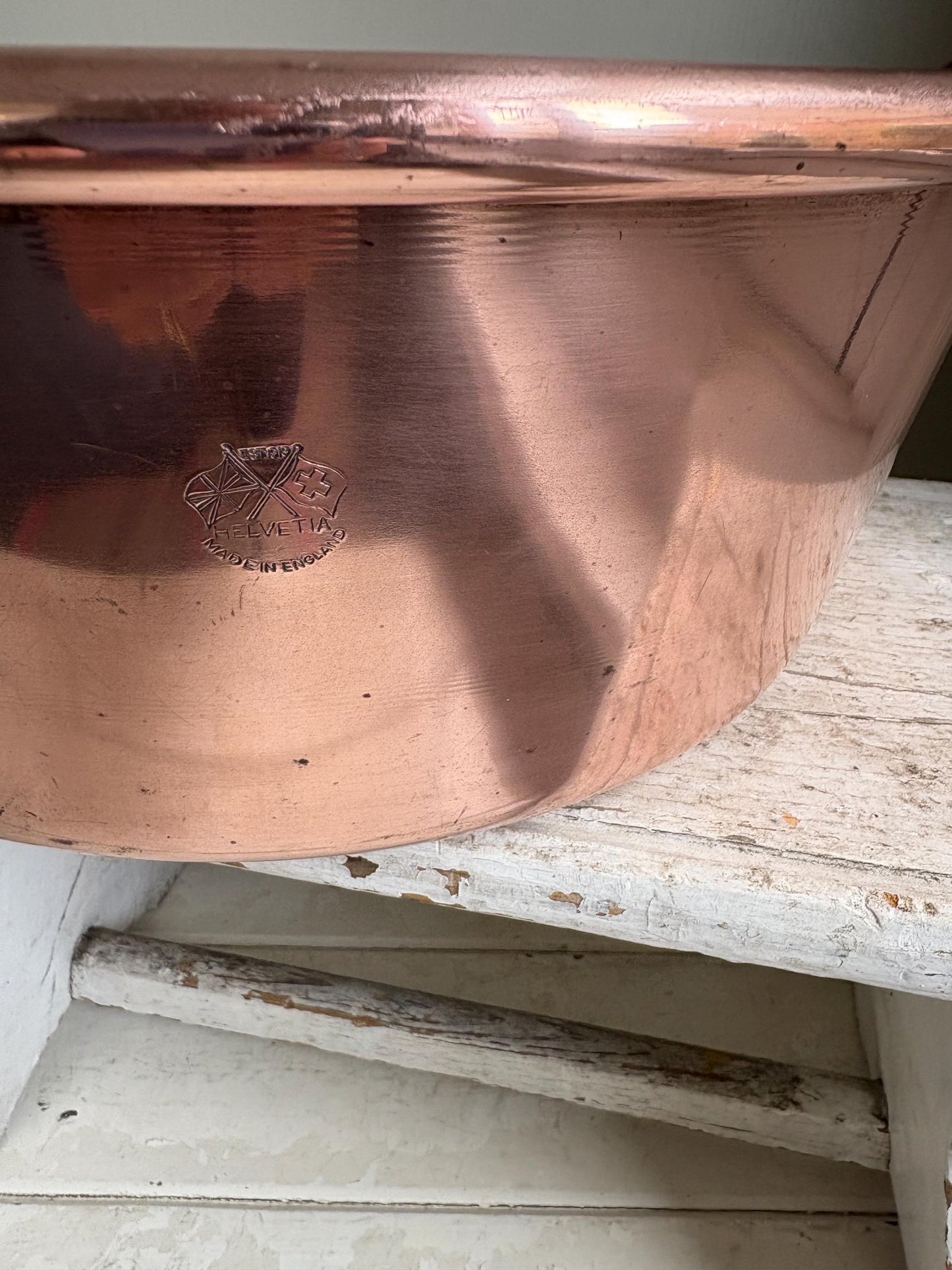 English Copper Jam Pan, Preserving Pan, Copper Pan, Kitchenalia.