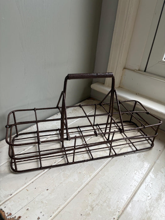 Vintage Milkmans Crate, Milk Carrier, Milk Crate.