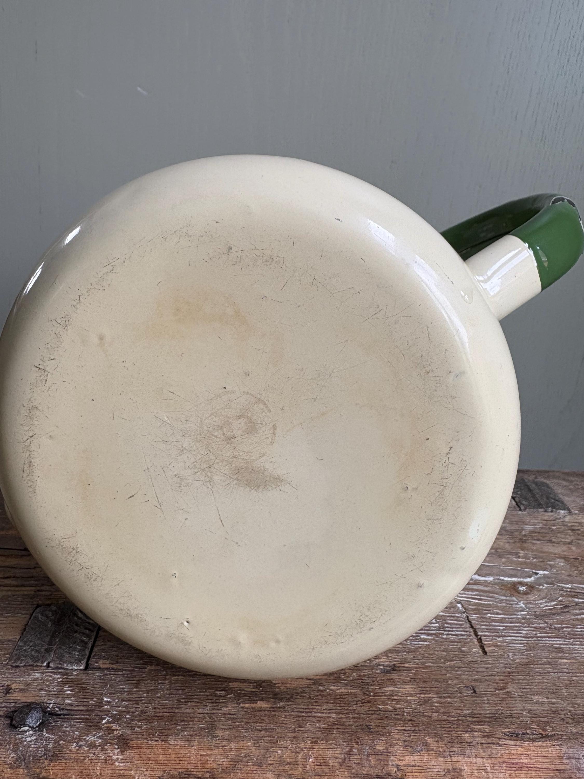 Vintage Enamel Tea Pot