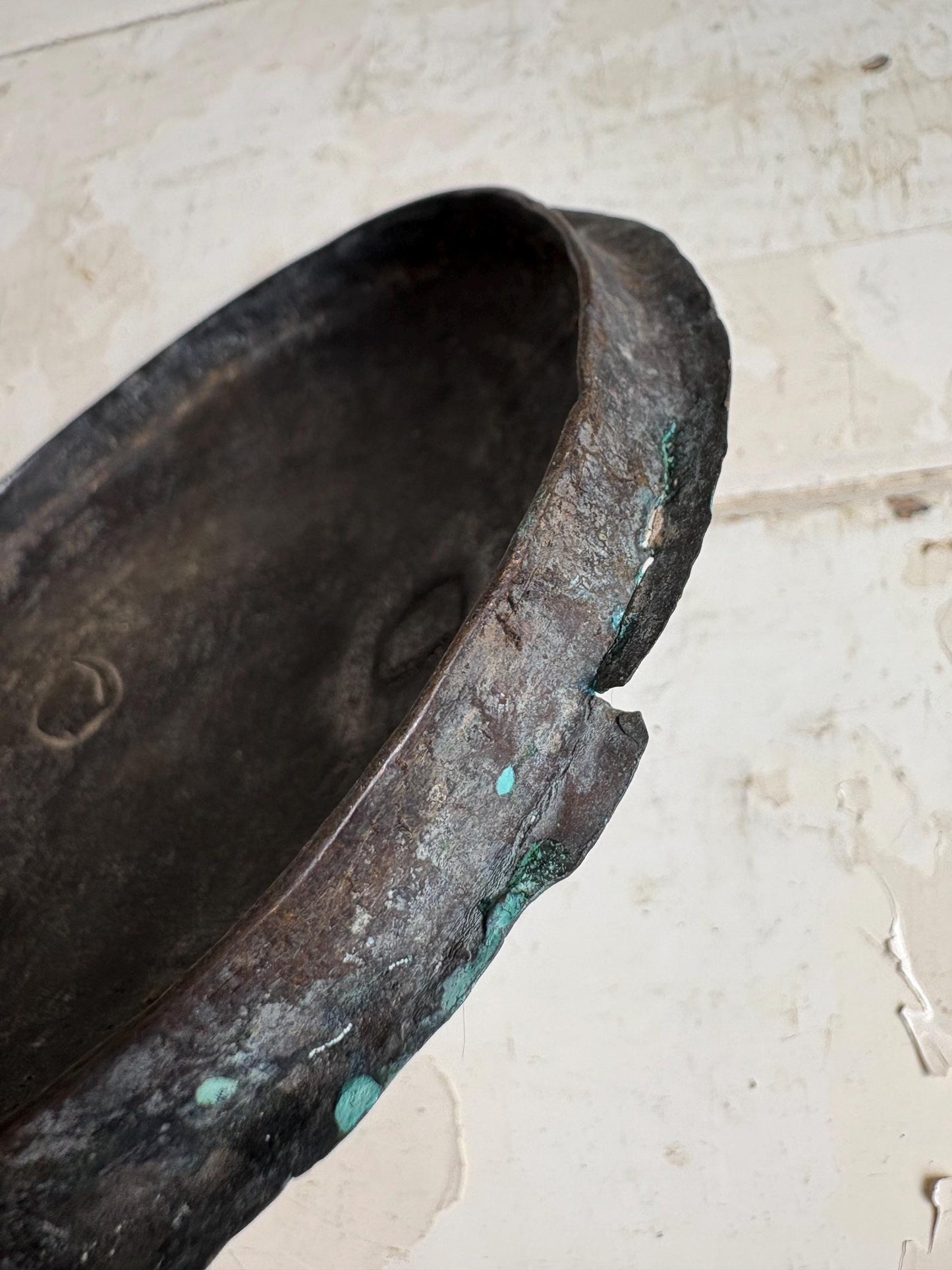 Old French Copper Cauldron, French Copper Cooking Pot, Kitchenalia.