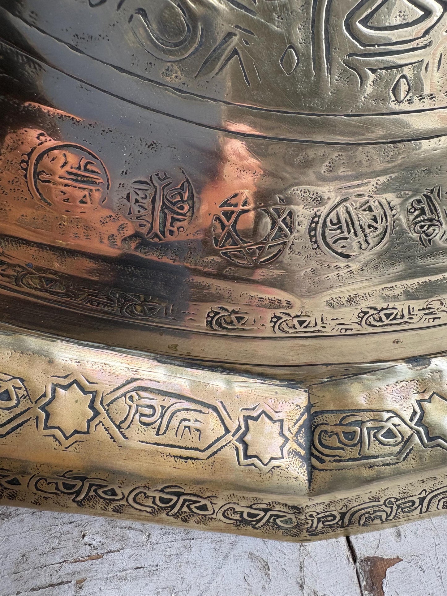 Brass Engraved Tray, Brass Charger