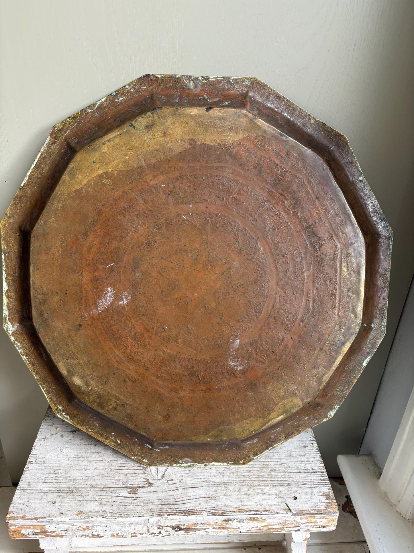 Brass Engraved Tray, Brass Charger