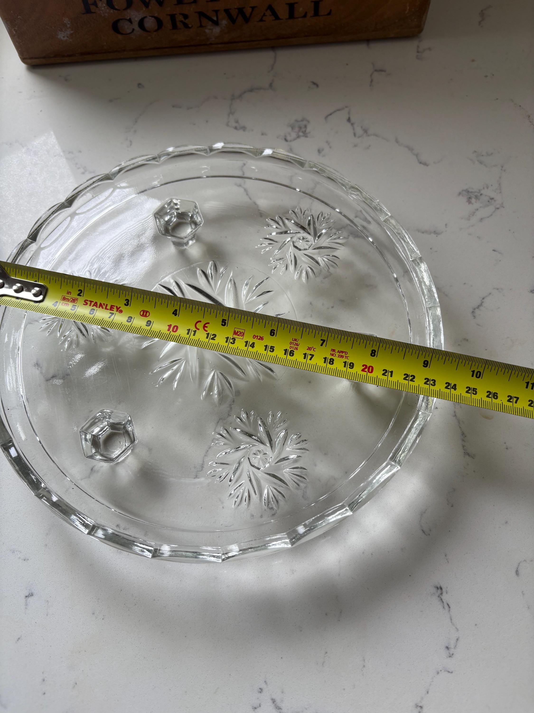 Vintage Glass Cake Stand