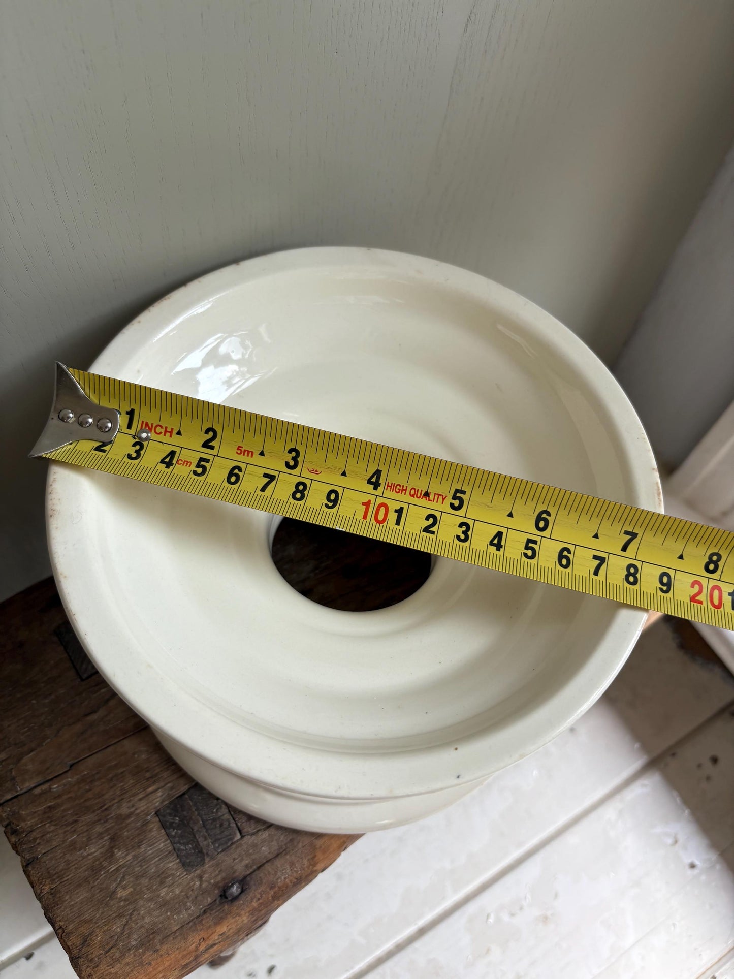 Antique Ironstone Butchers Ham Stand, Kitchenalia, TV Props.