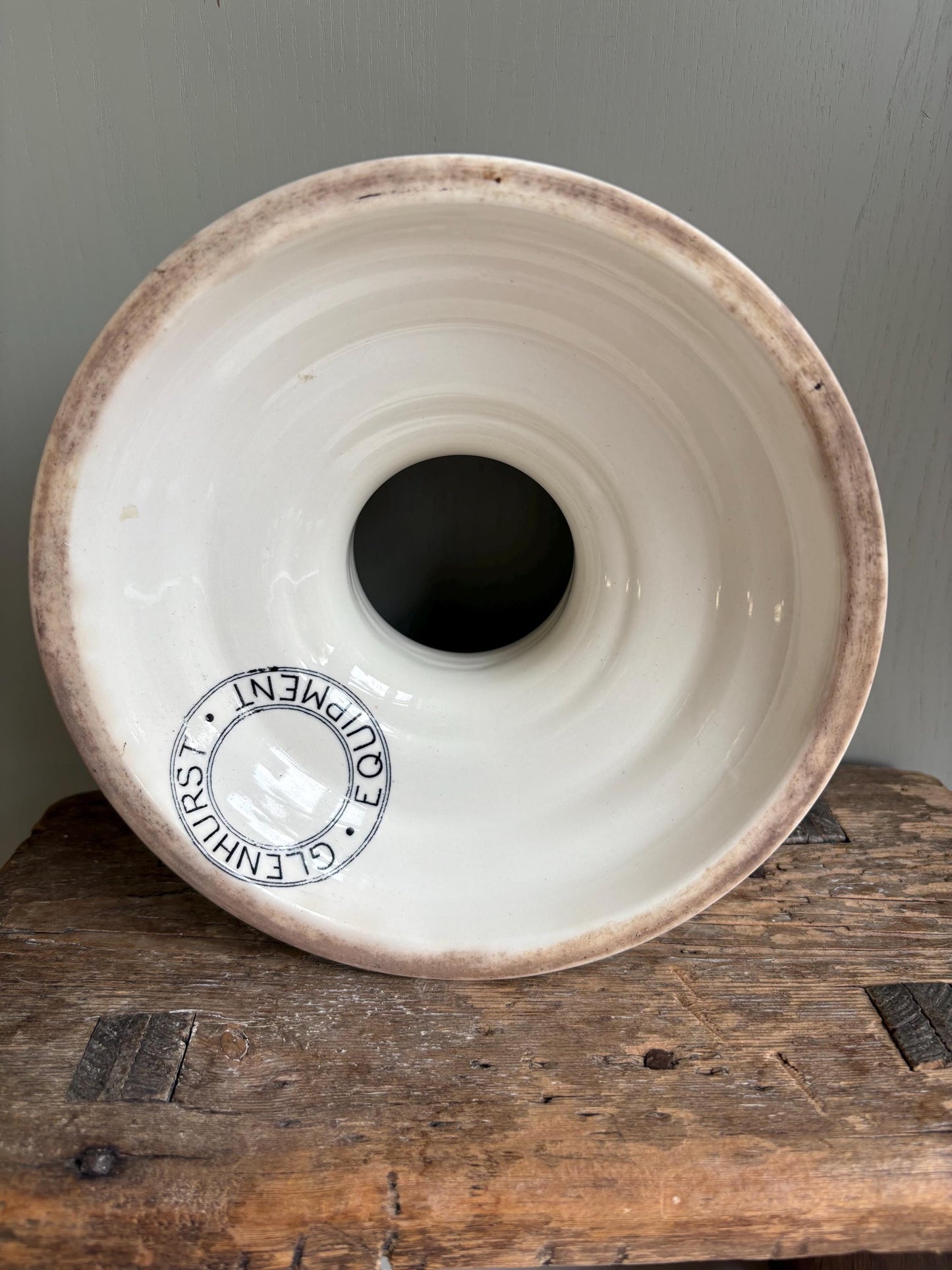 Antique Ironstone Butchers Ham Stand, Kitchenalia, TV Props.