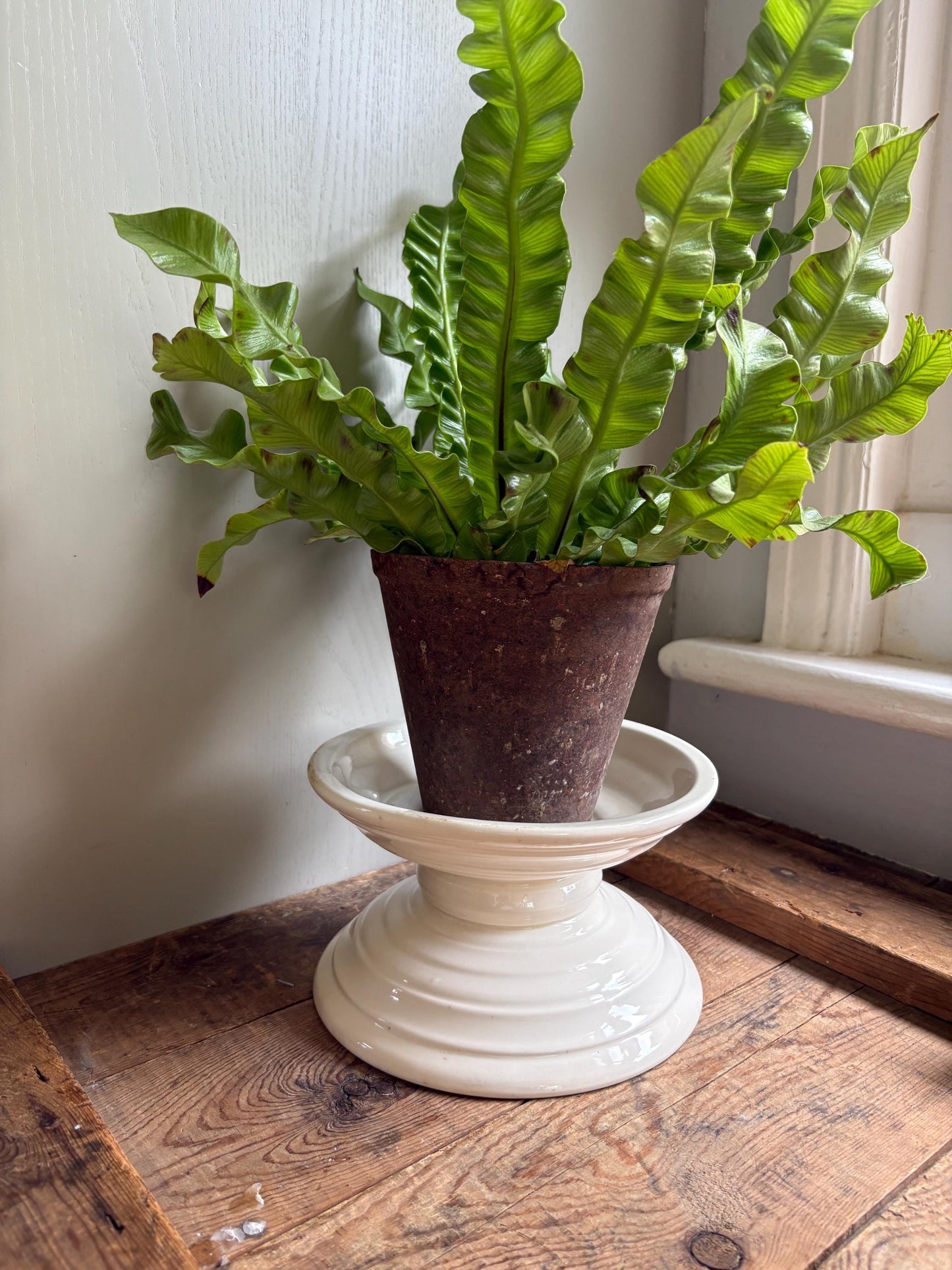Antique Ironstone Butchers Ham Stand, Kitchenalia, TV Props.