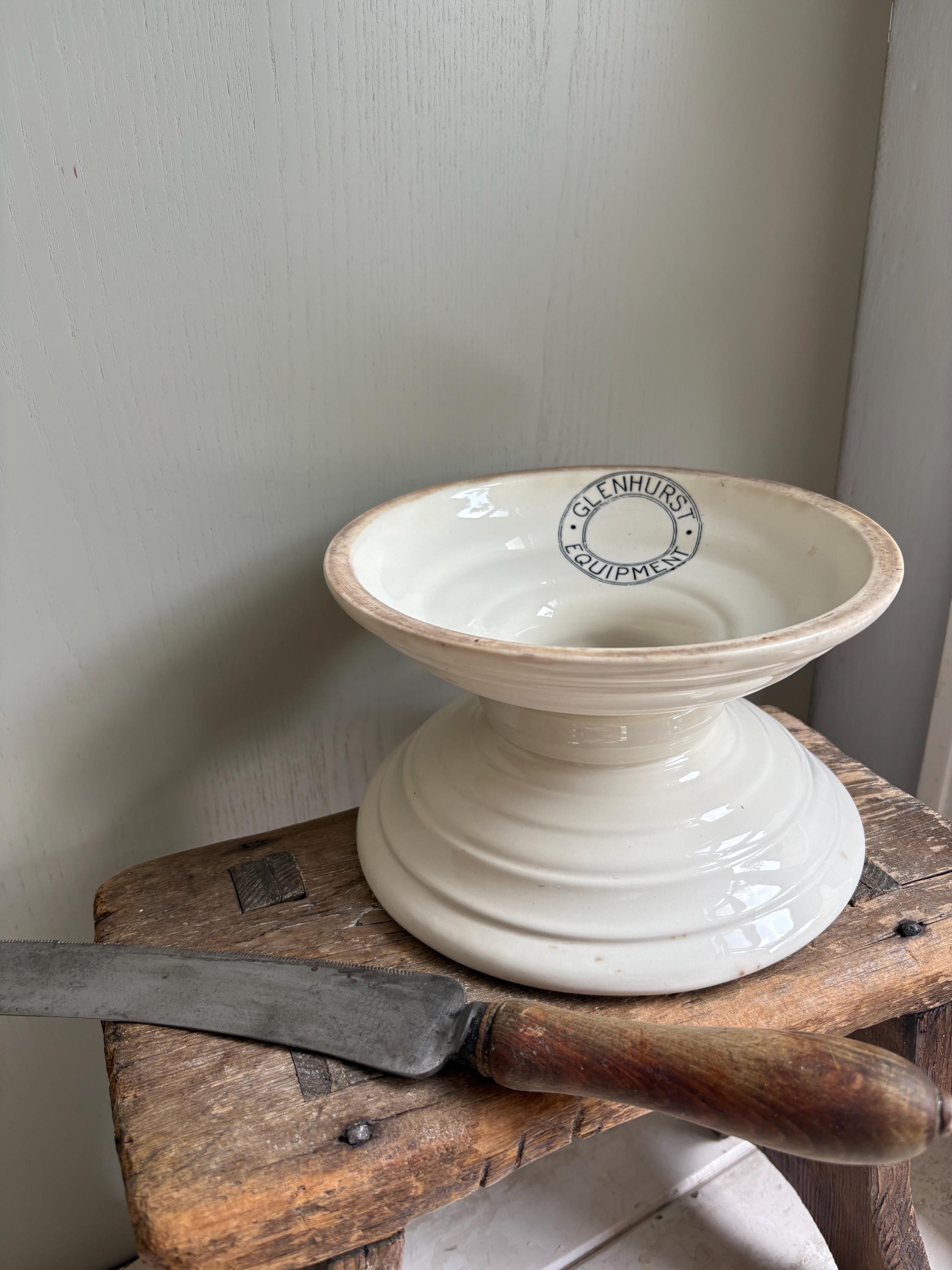 Antique Ironstone Butchers Ham Stand, Kitchenalia, TV Props.