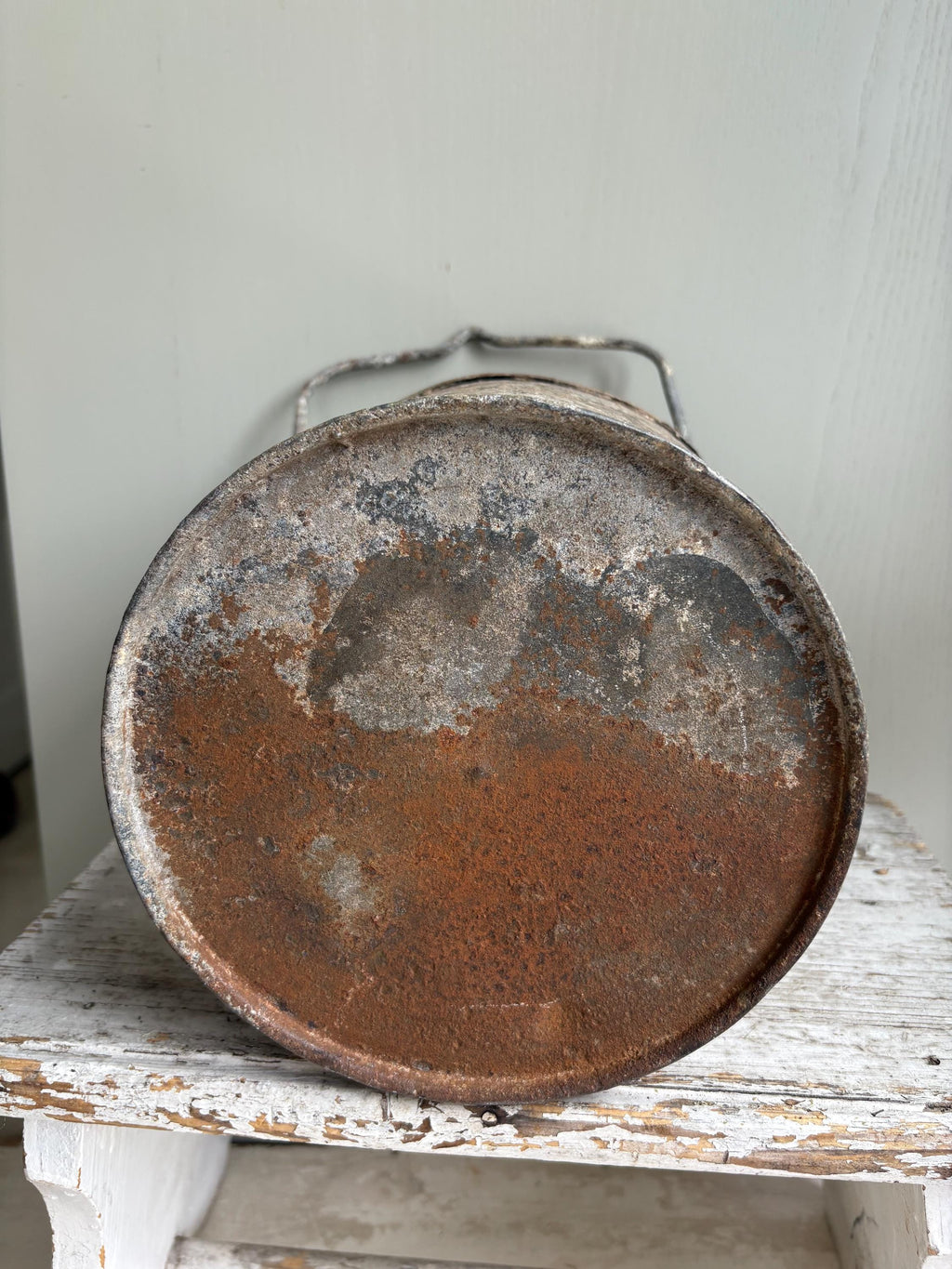 Rustic Paint Pot, Paint Kettle, Planter.