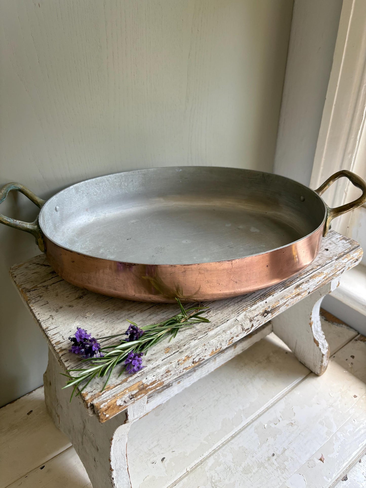 Oval Copper Pan