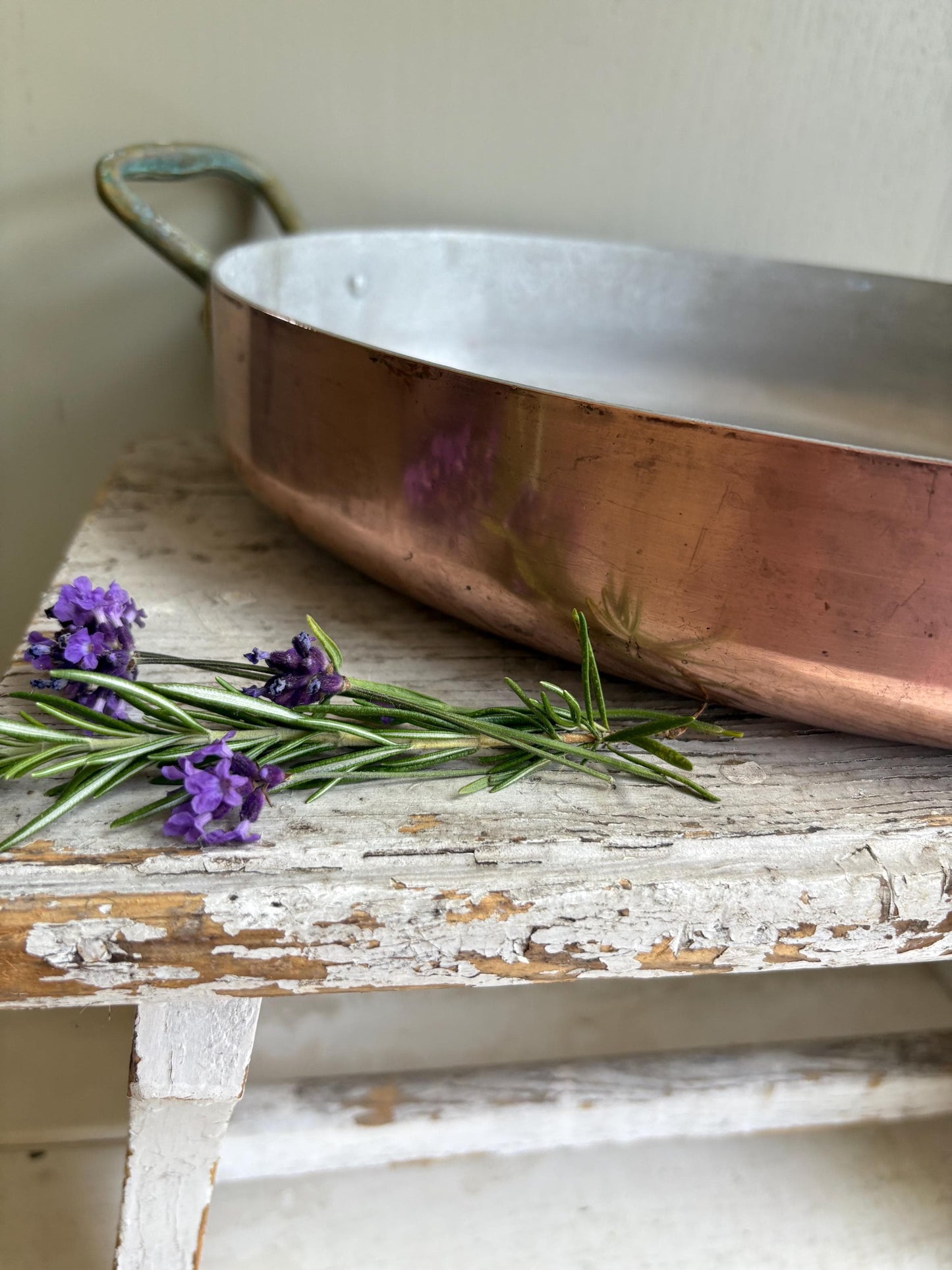 Oval Copper Pan