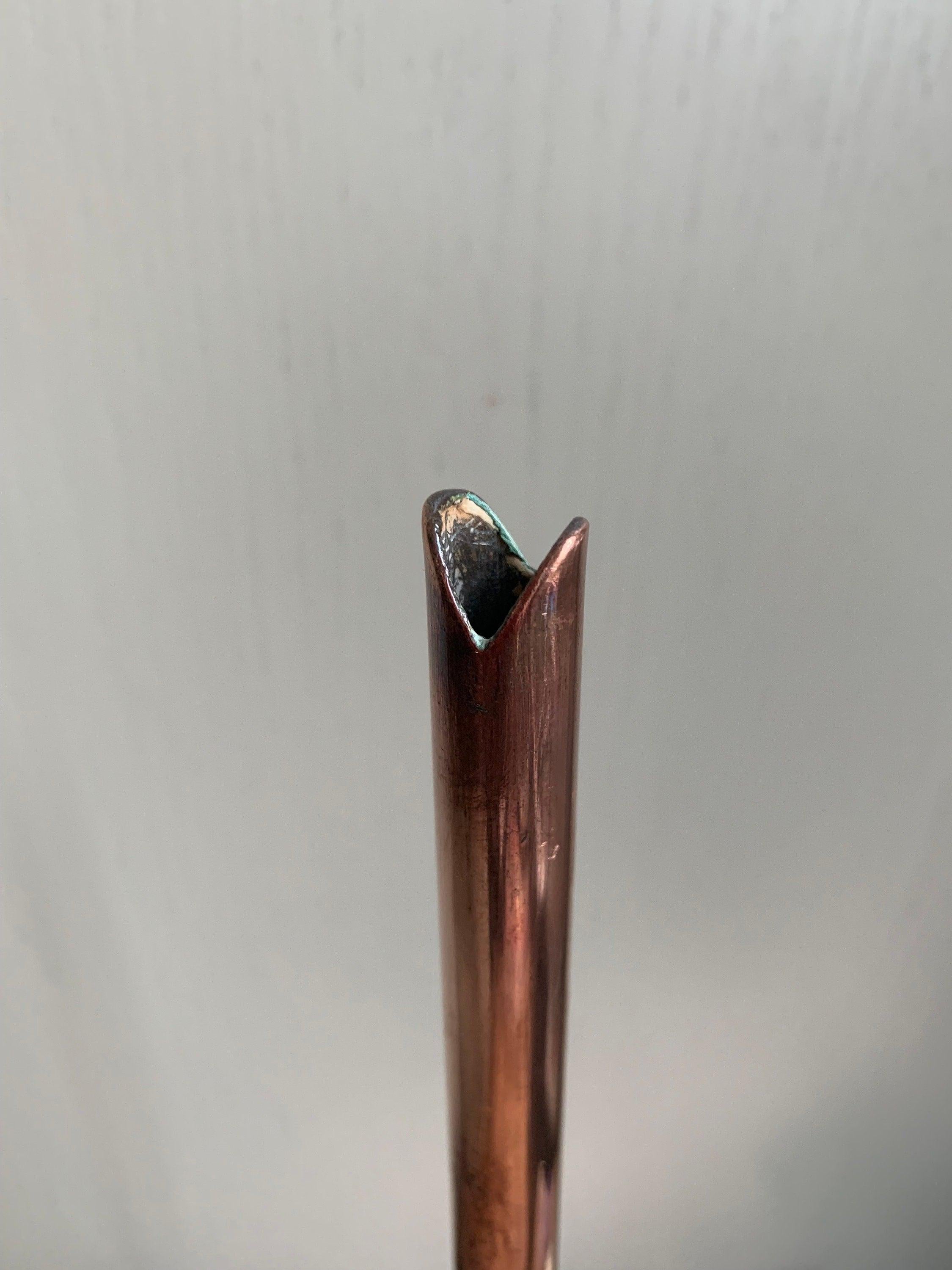 Large Old Copper Funnel, Rustic Decor, Bygone tools