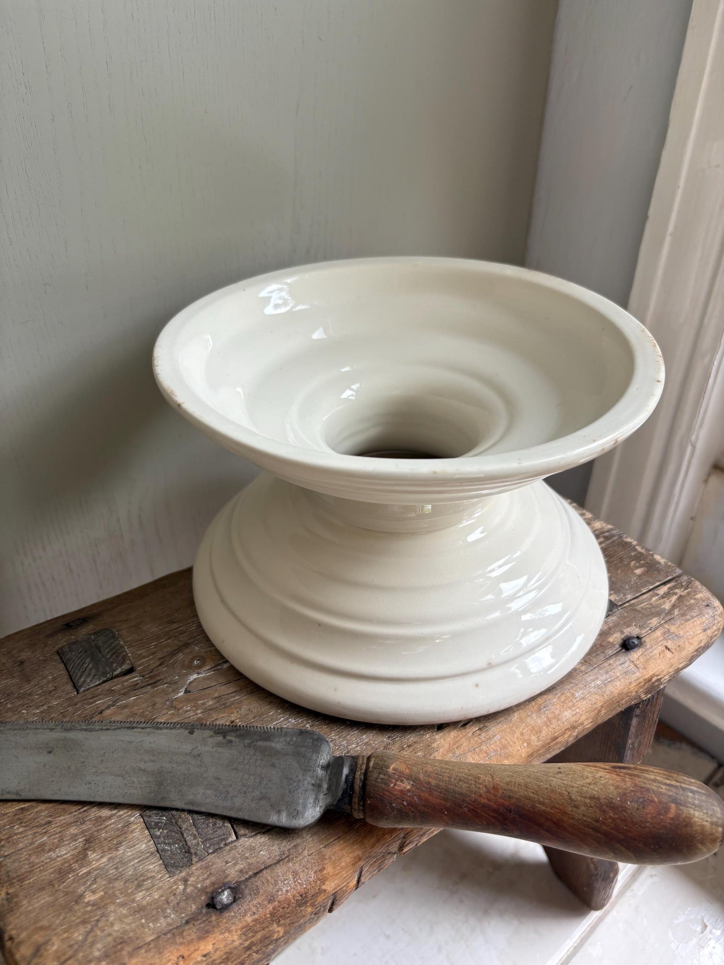 Antique Ironstone Butchers Ham Stand, Kitchenalia, TV Props.