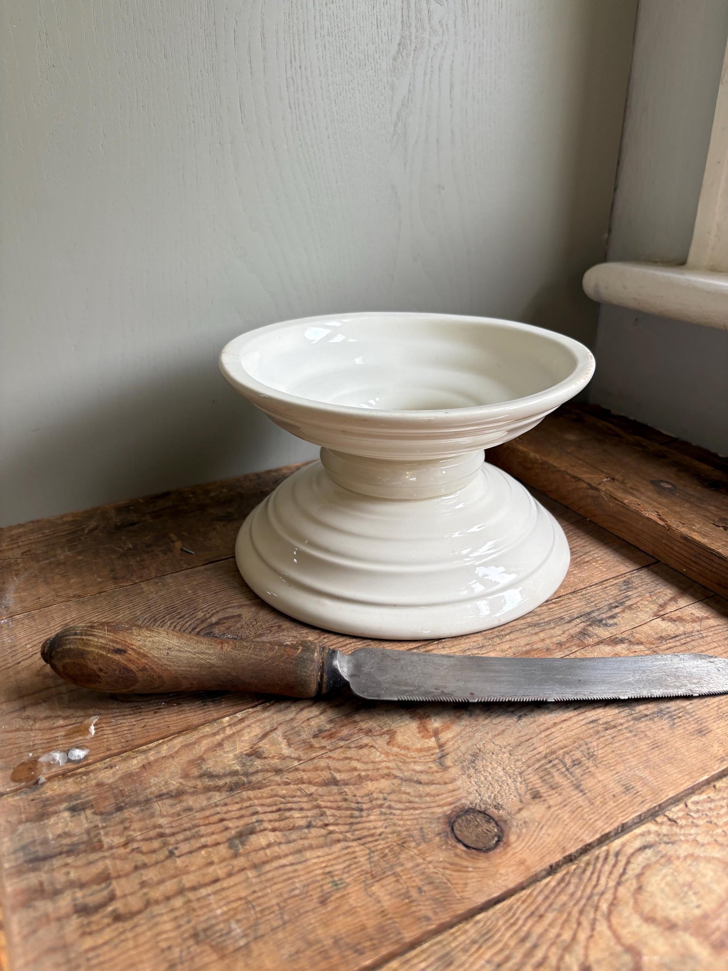Antique Ironstone Butchers Ham Stand, Kitchenalia, TV Props.