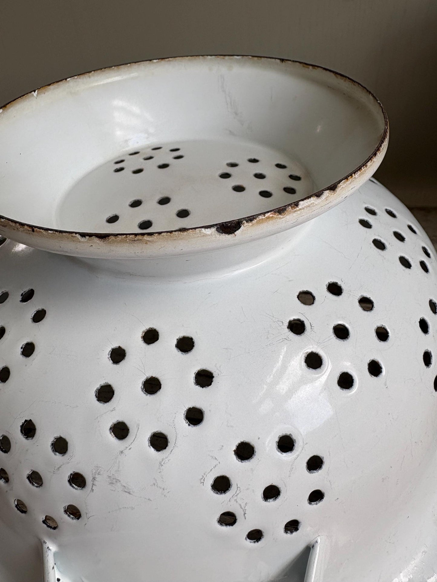 Enamelware Vintage Colander
