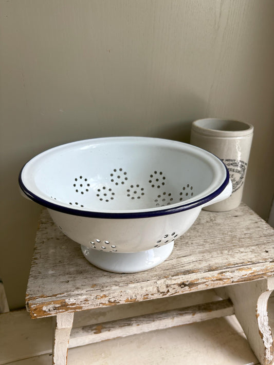 Enamelware Vintage Colander