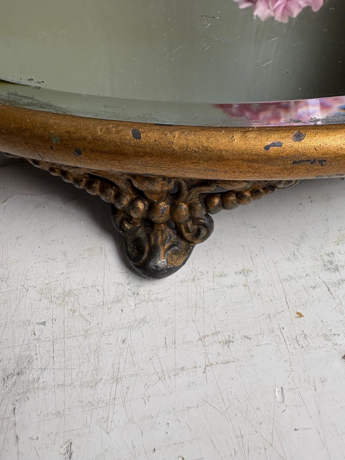 Mirrored Tray, Plateau Vanity Mirror, Dressing Table Stand.