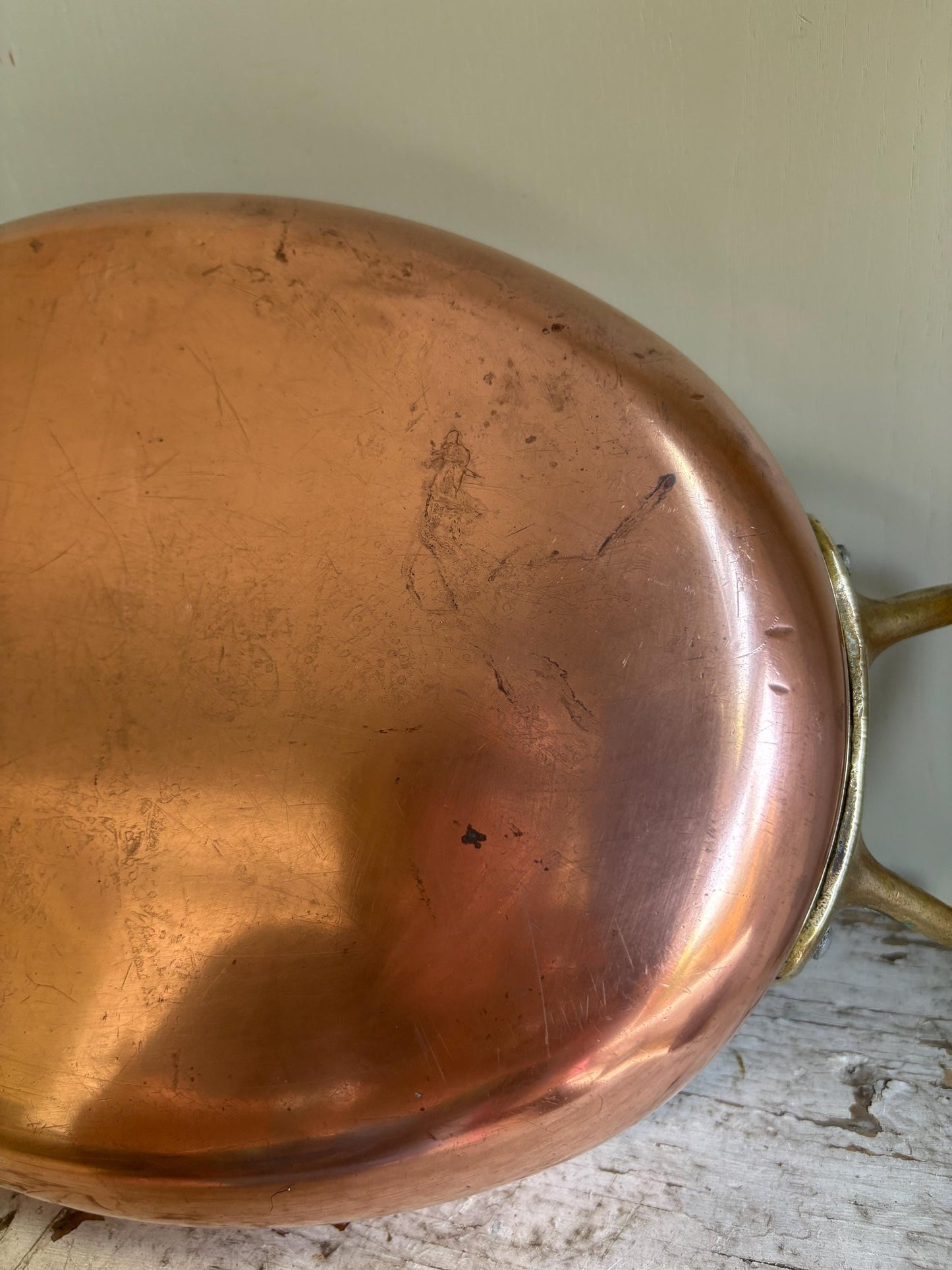 Oval Copper Pan