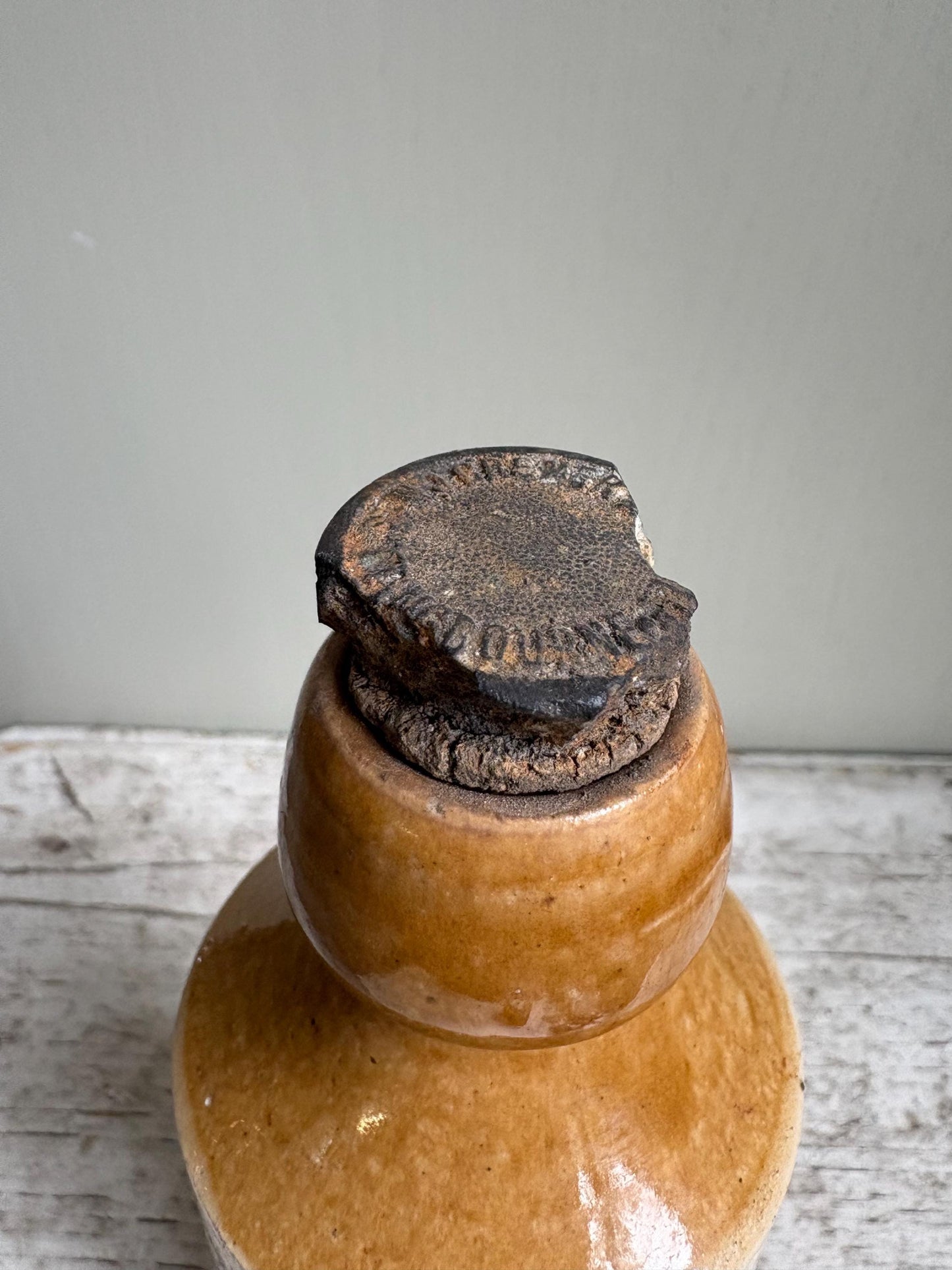 Stoneware Ginger Beer Bottle, Collectable Beer Bottles.