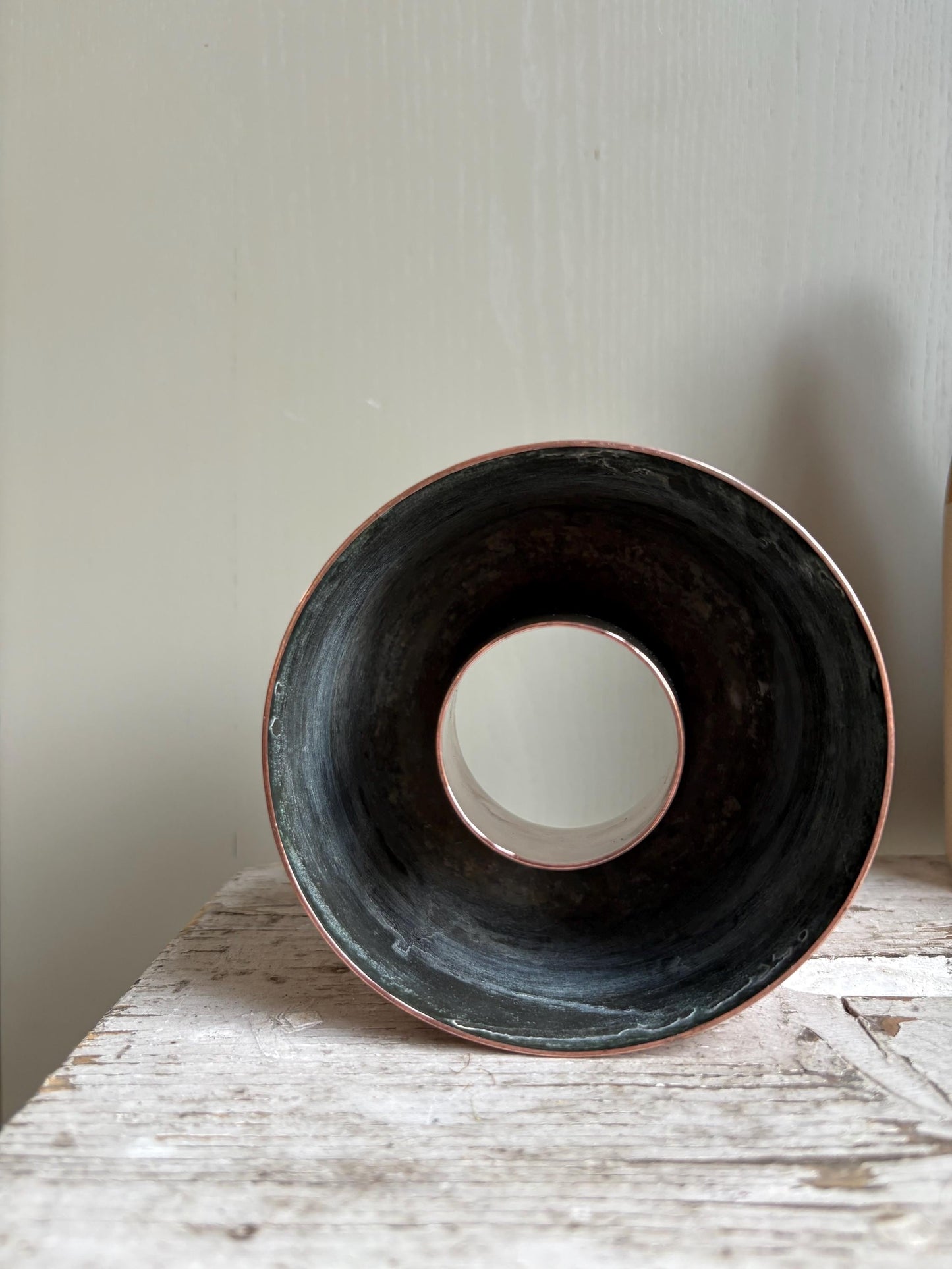 Copper Ring Mould, Antique Jelly Mould, Kitchenalia.