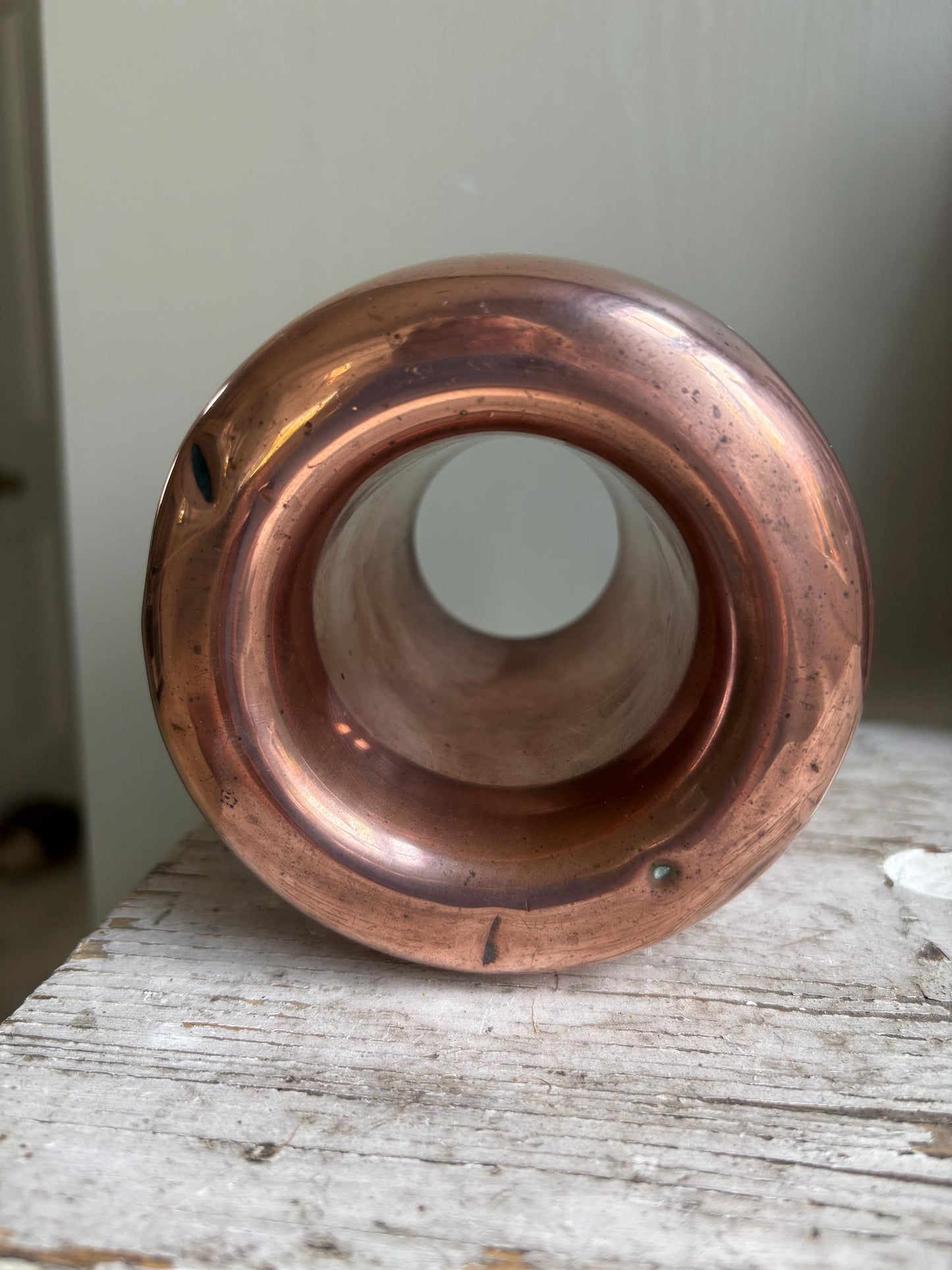 Copper Ring Mould, Antique Jelly Mould, Kitchenalia.