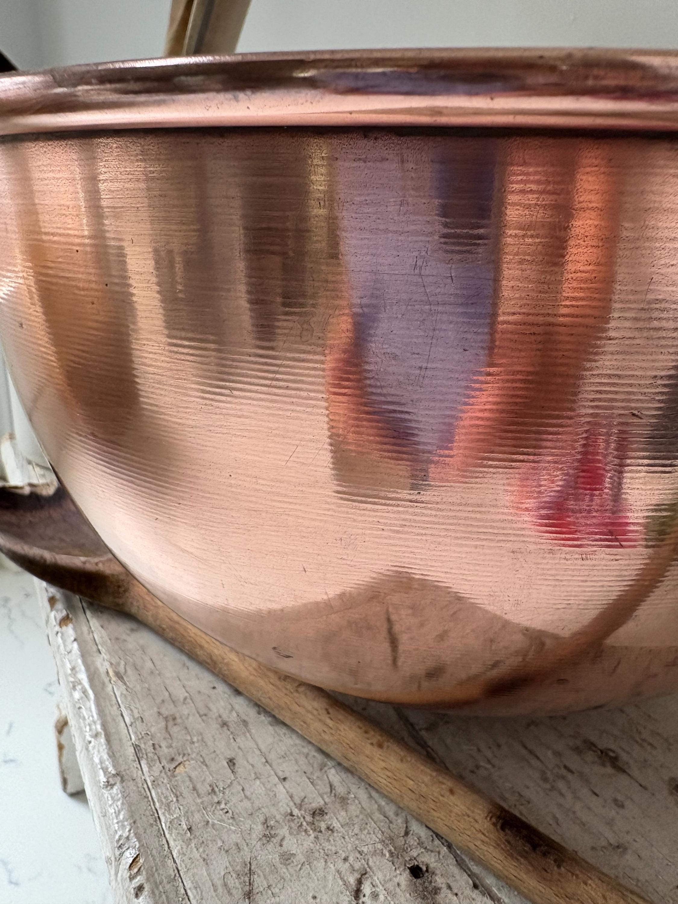 Copper Vintage Mixing Bowl, Kitchen Decor, Kitchenalia.