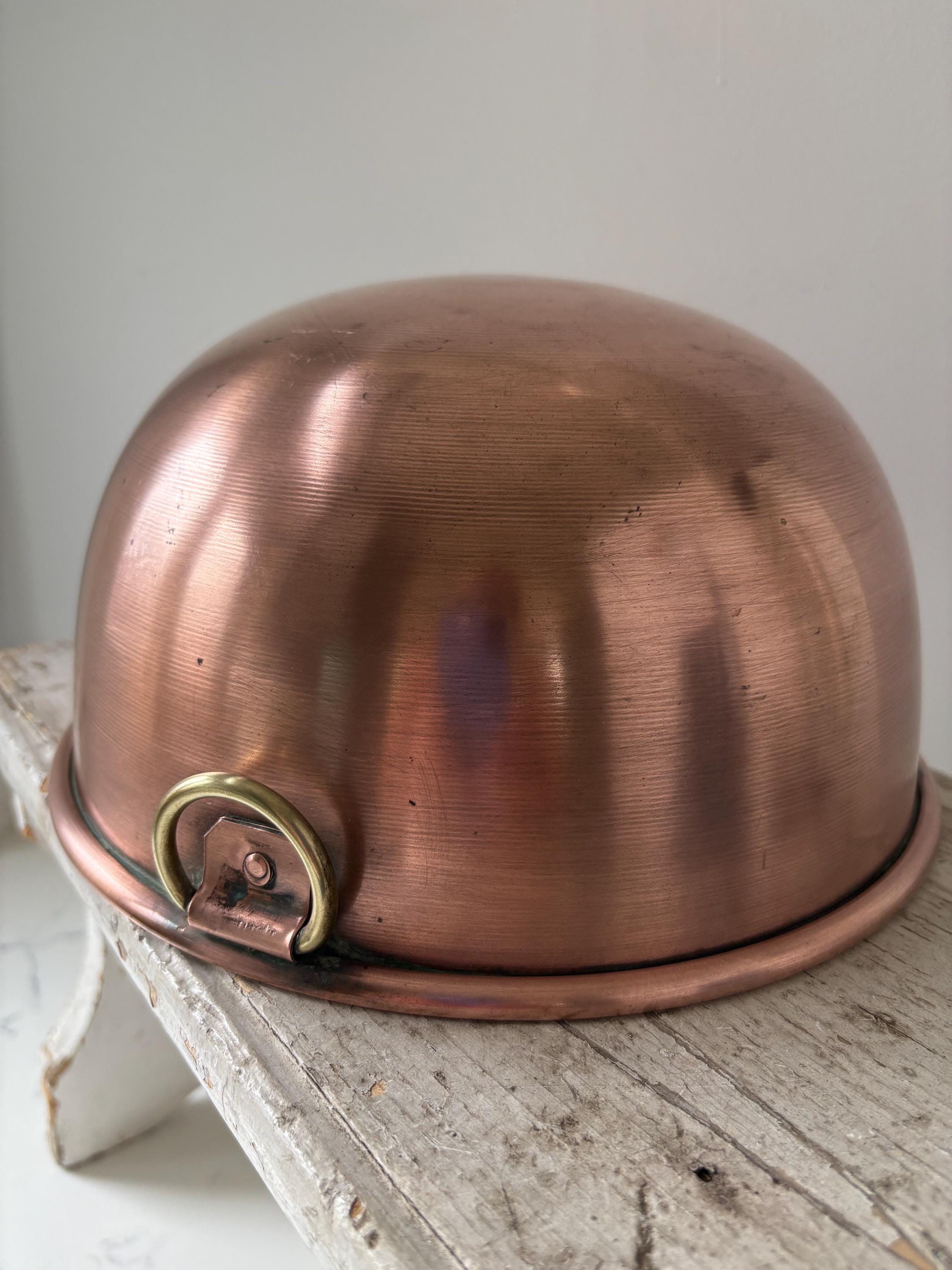Copper Vintage Mixing Bowl, Kitchen Decor, Kitchenalia.