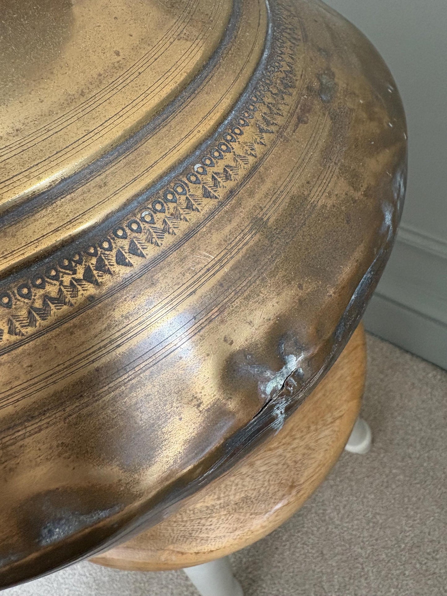 Huge Copper and Brass Indian Water Pot