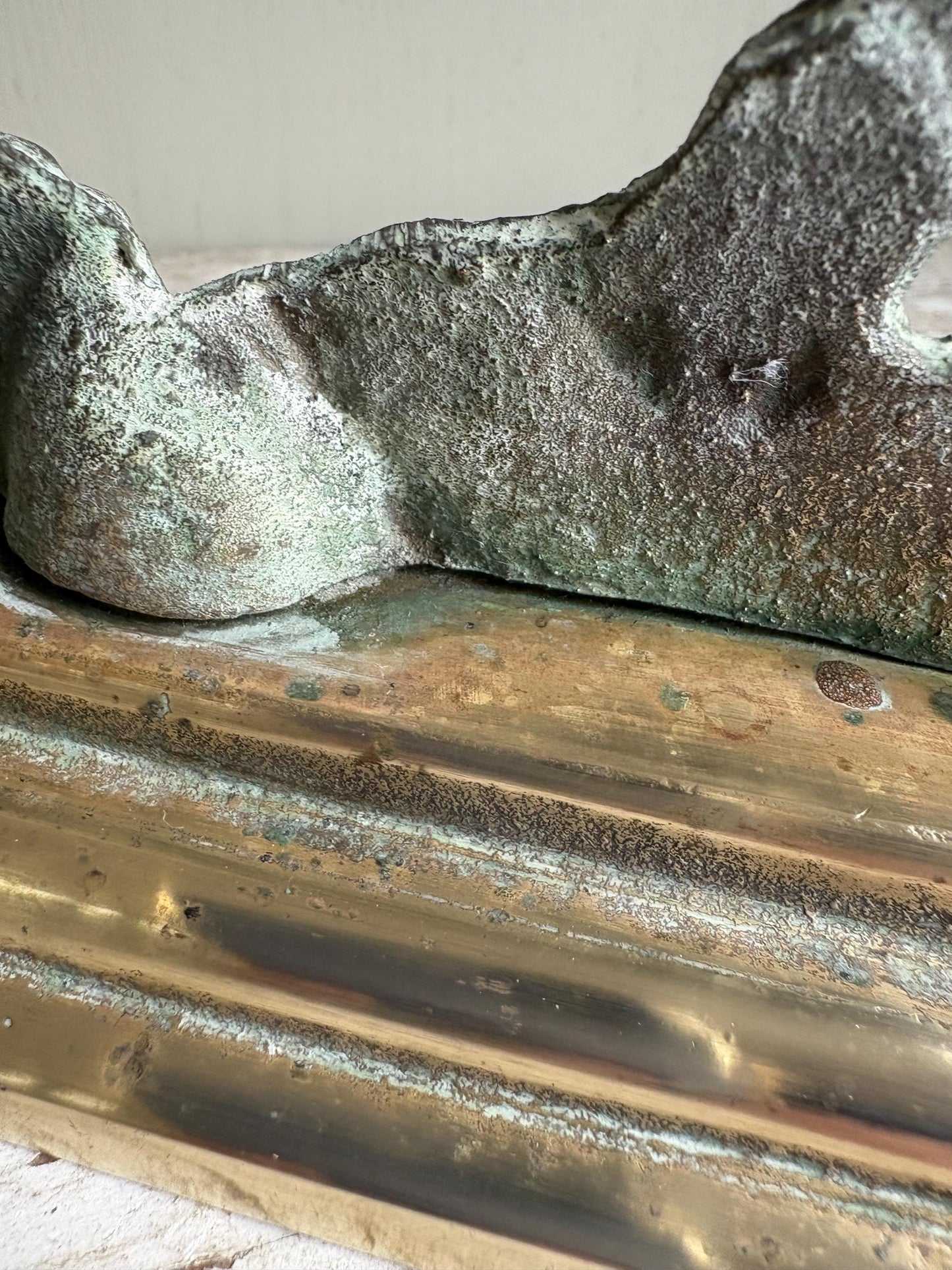 Brass Horse Doorstop, Fireplace decor, Bookend.