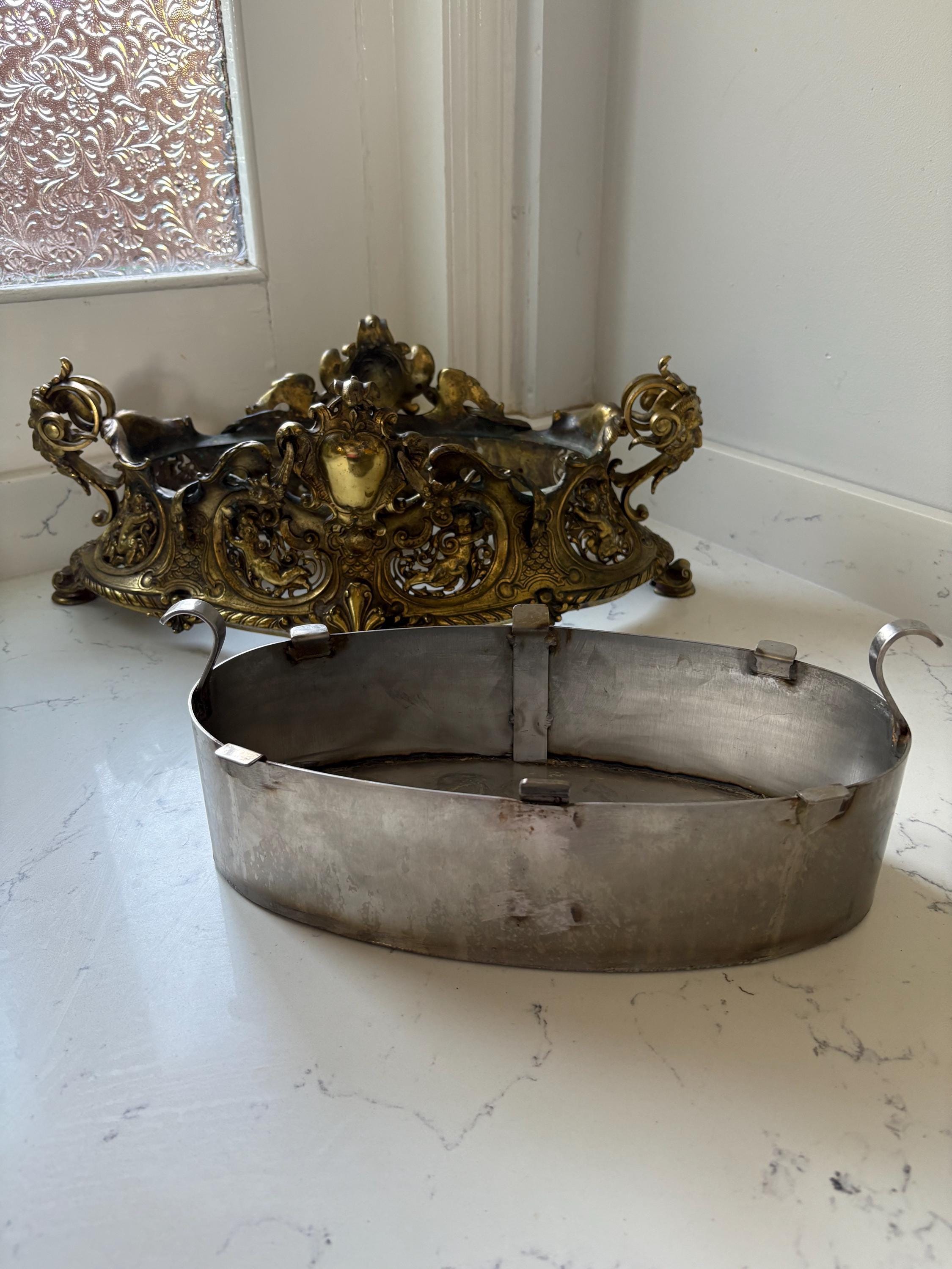 Large 19th Century French Bronze Jardinere.