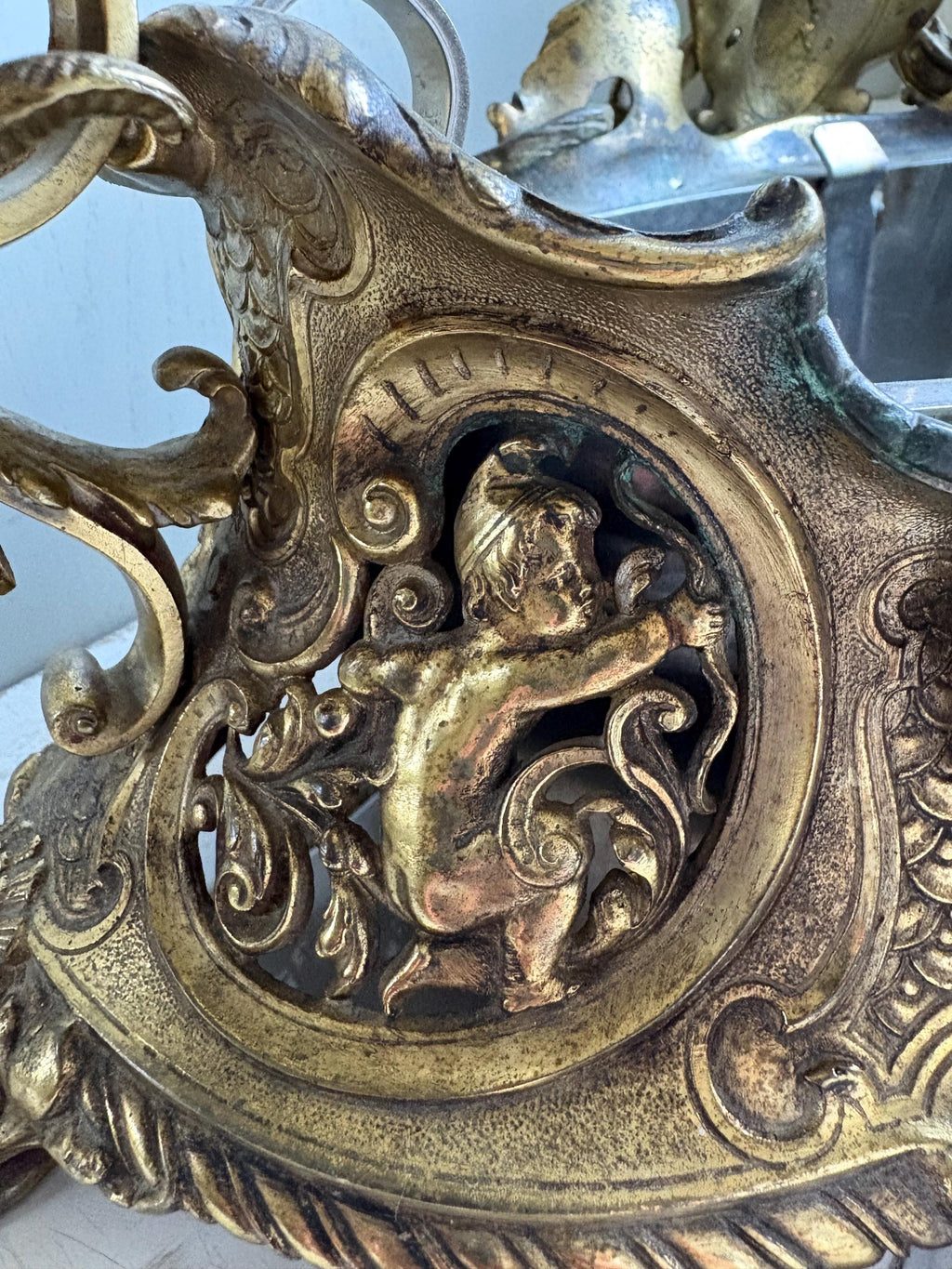 Large 19th Century French Bronze Jardinere.