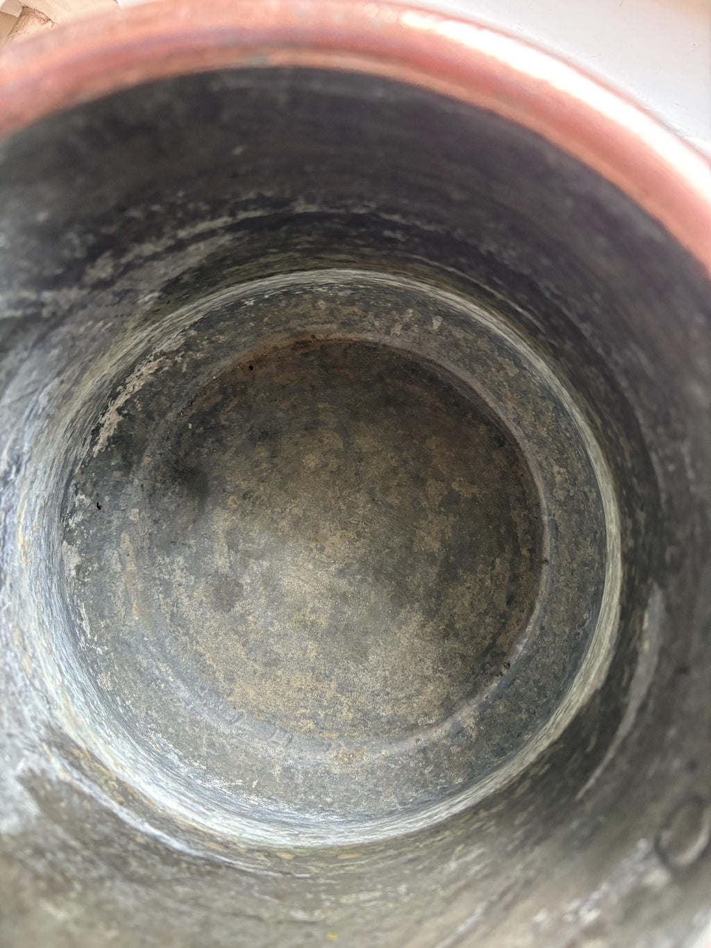Antique Copper Milk Bucket, Well Bucket -Rustic Decor.