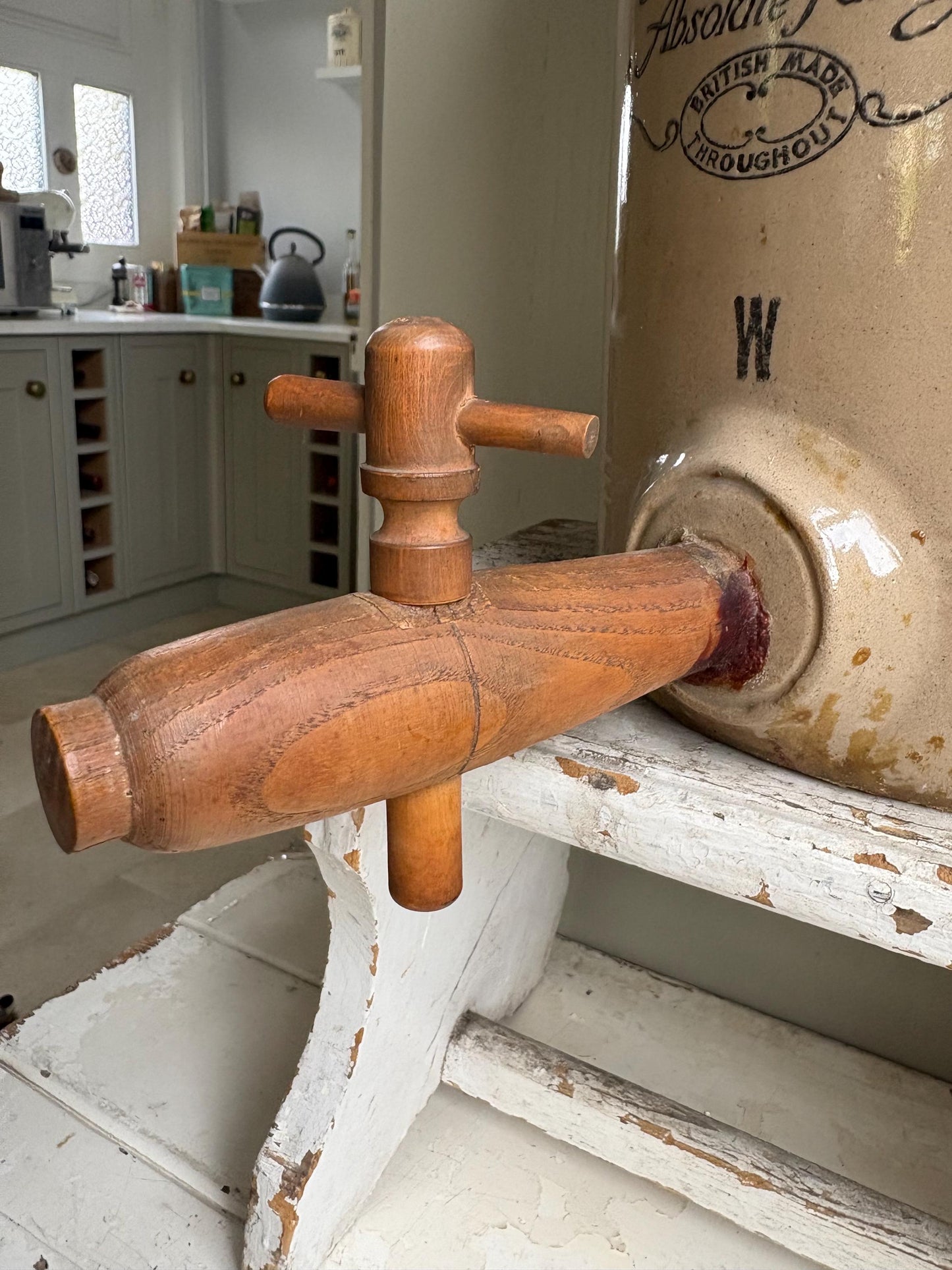 Antique Cheavins Safe Water Filter, Antique Stoneware - Kitchenalia