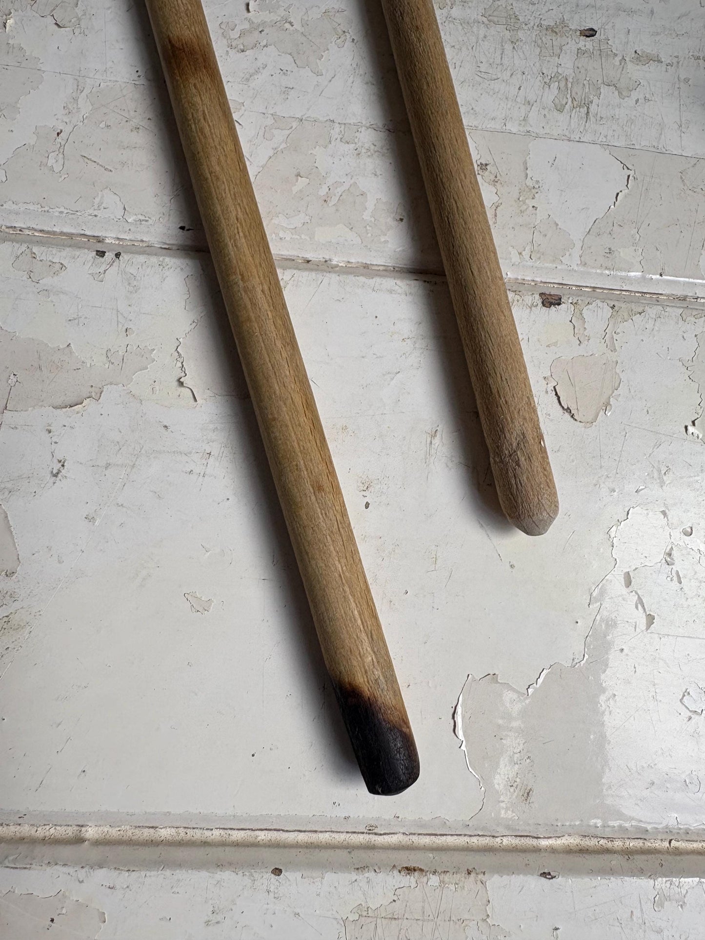 Pair of Old Wooden Spoons