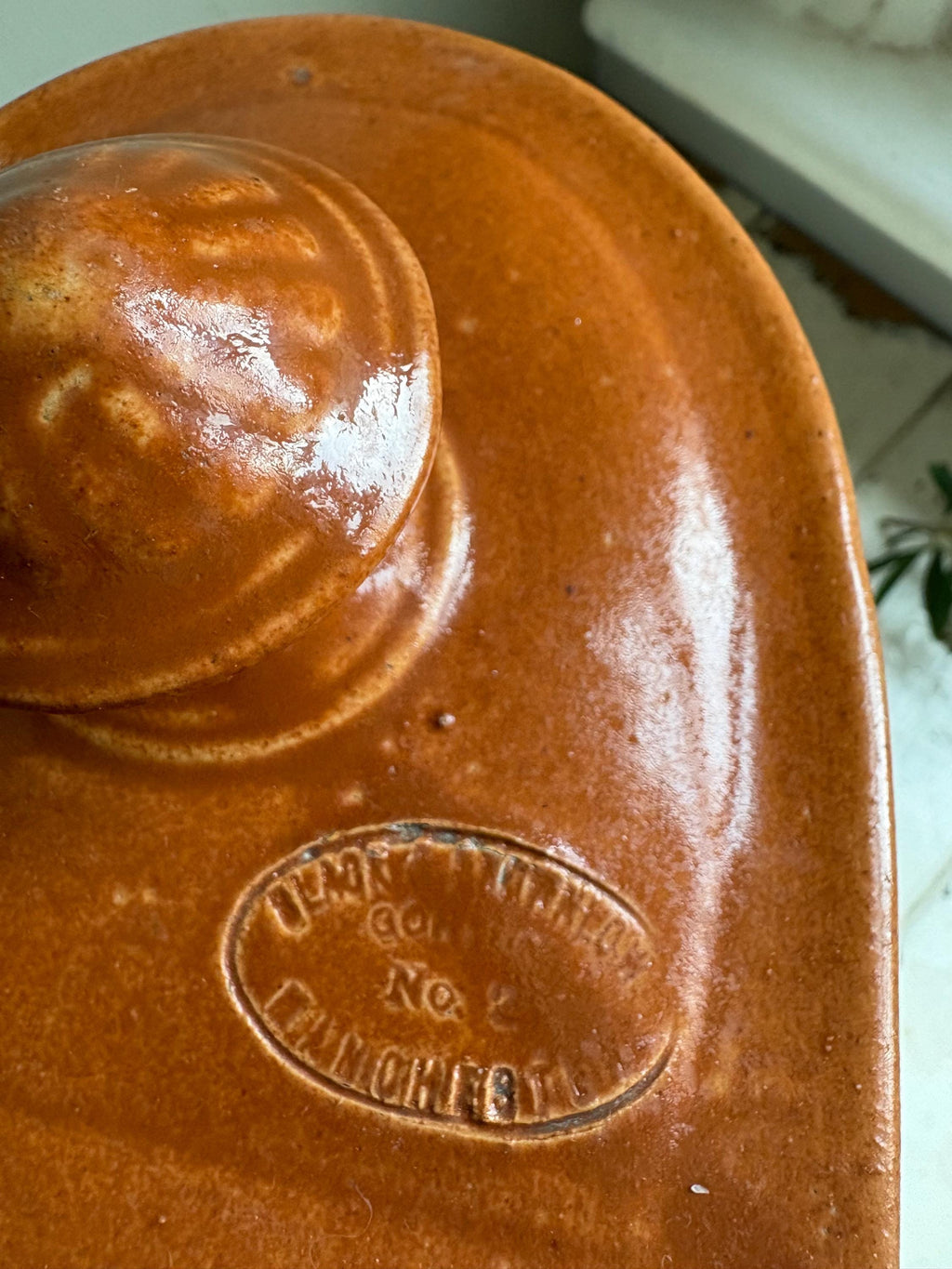 Very Large Stoneware Hot Water Bottle