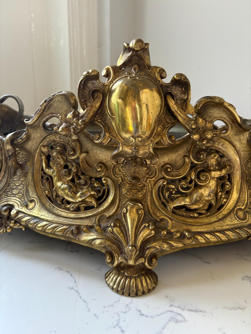 Large 19th Century French Bronze Jardinere.