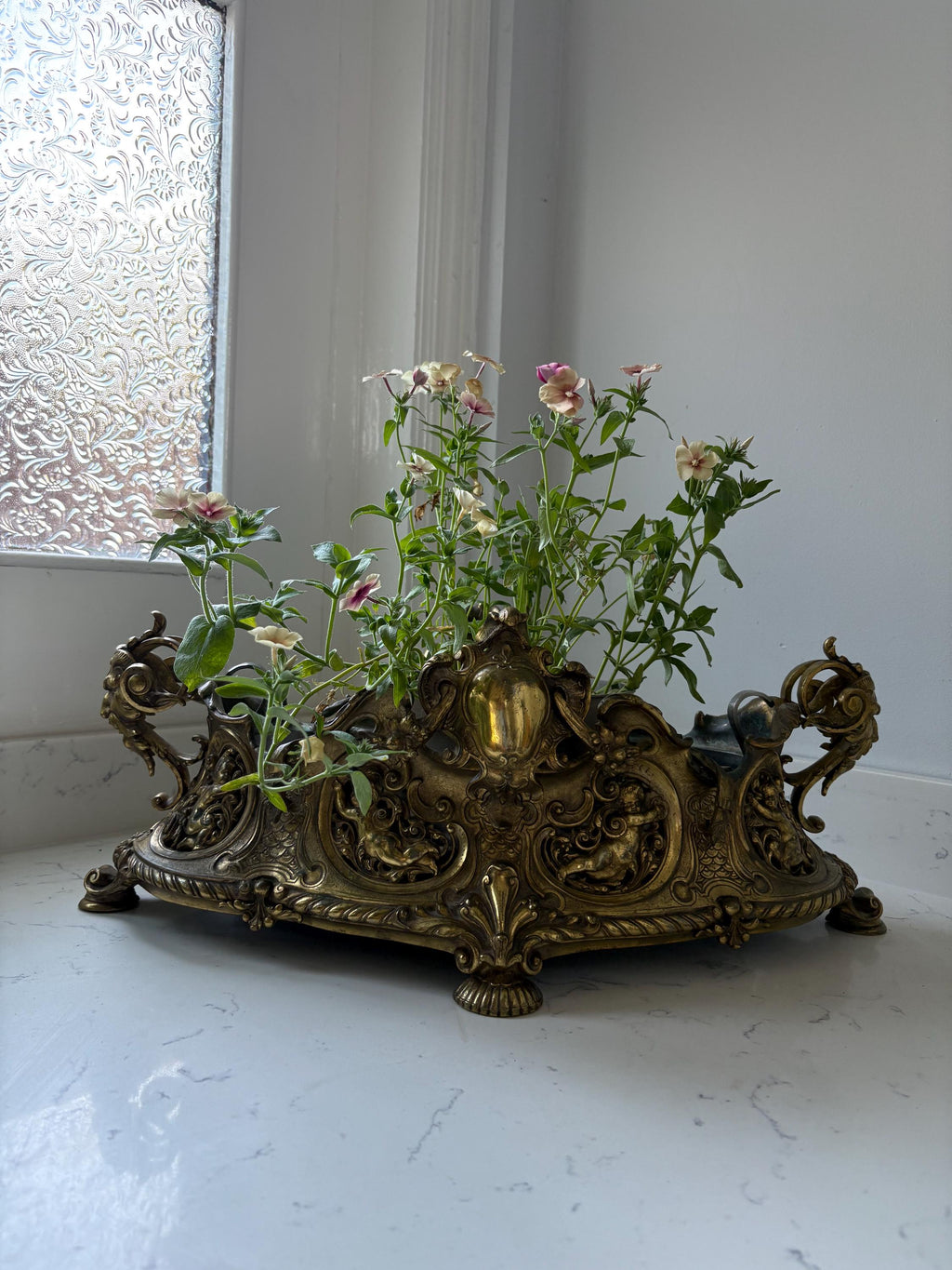 Large 19th Century French Bronze Jardinere.