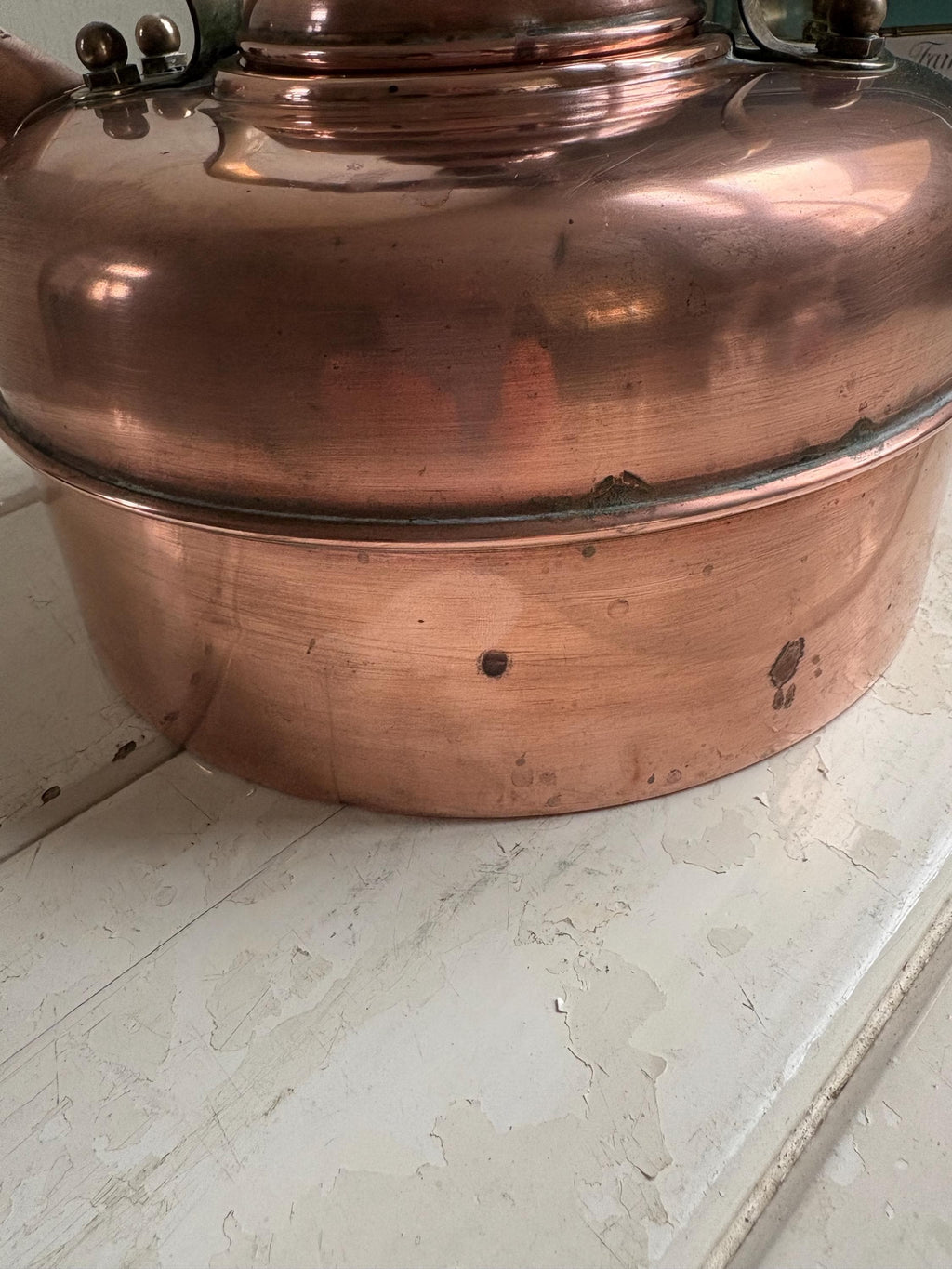 Copper Whistling Kettle, Simplex Kettle, Kitchenalia