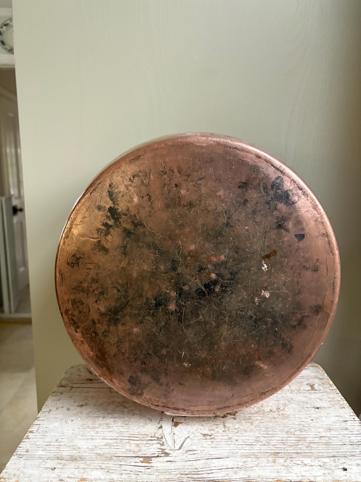 Copper Cauldron, Log Bucket, Vintage Copper Pot