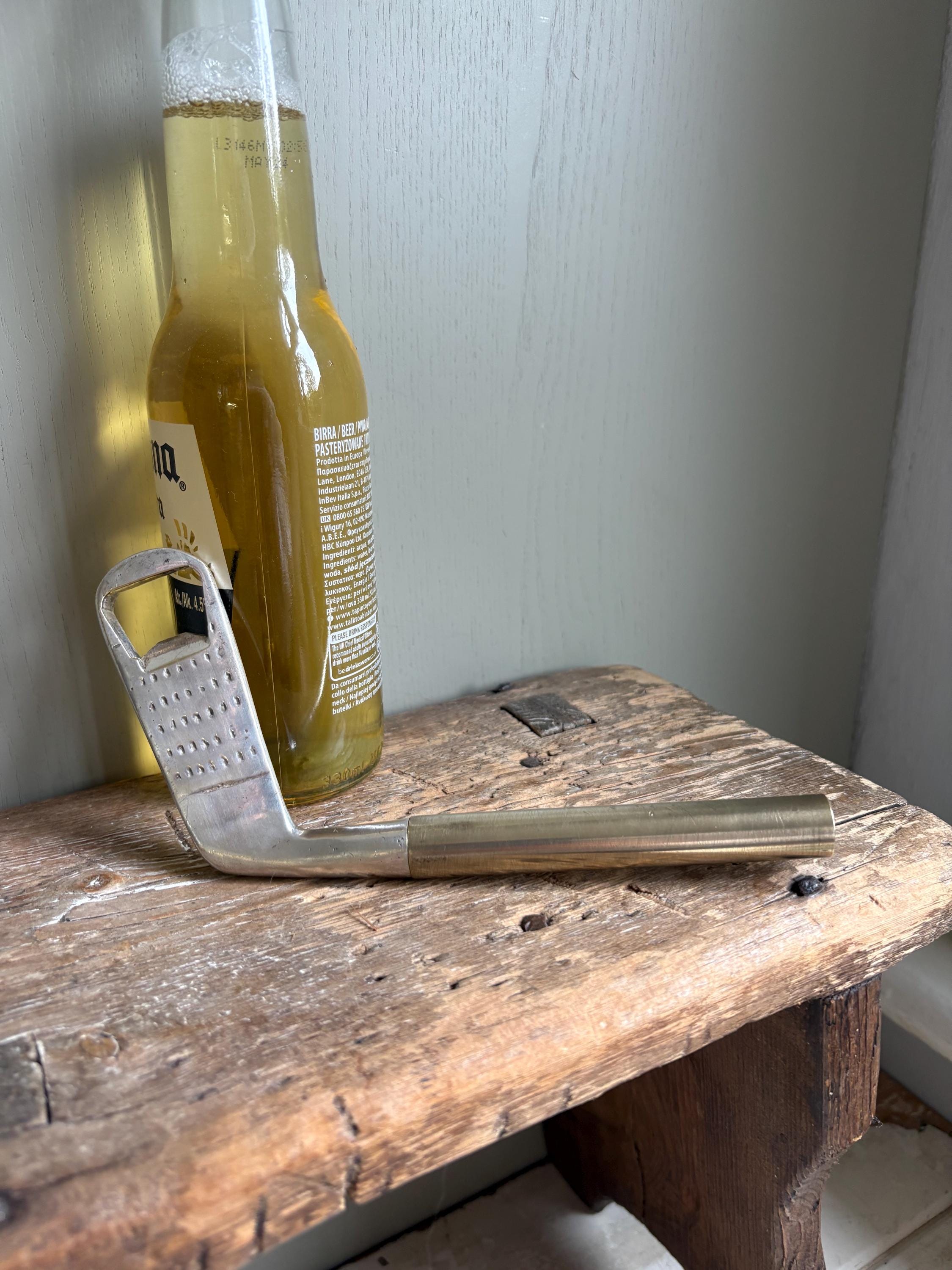 Vintage Golf Club Bottle Opener, Corkscrew