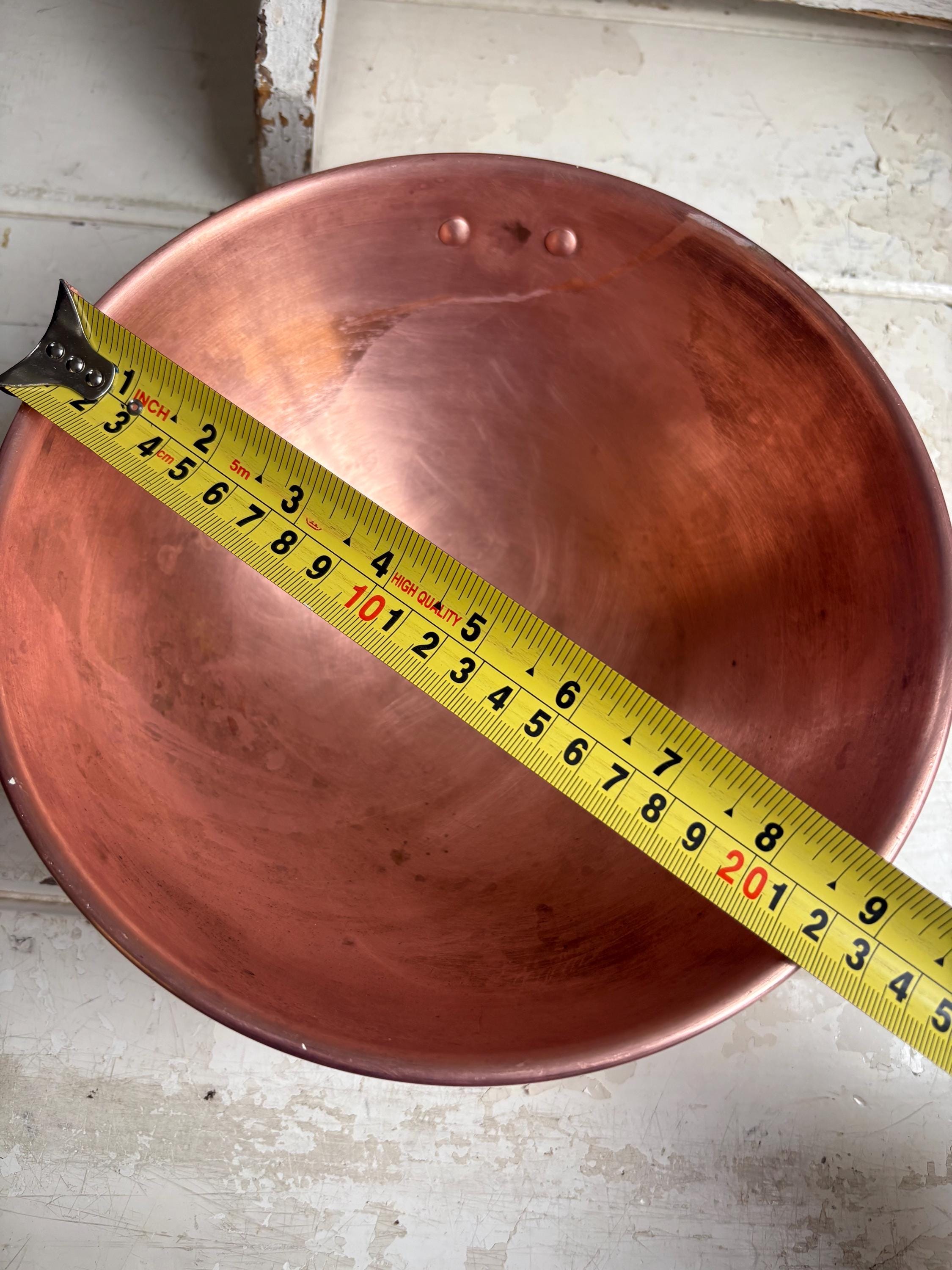 Vintage Copper Mixing Bowl, Kitchenalia